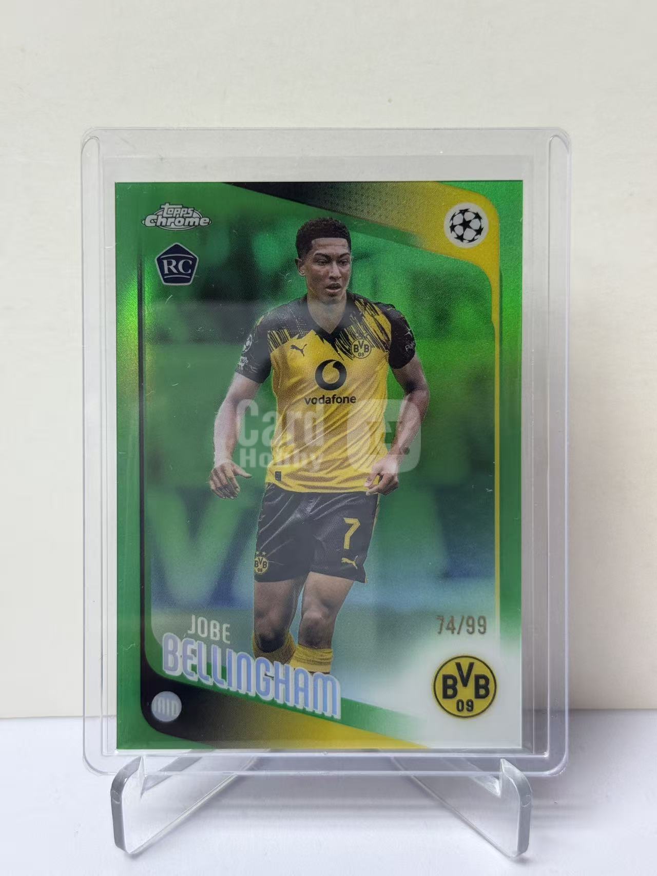 2026 Topps Chrome Jobe Bellingham RC 欧冠tc 乔贝 贝林厄姆 新秀RC 多特蒙德 绿折 74/99编 收藏必备 不保卡品 远哥
