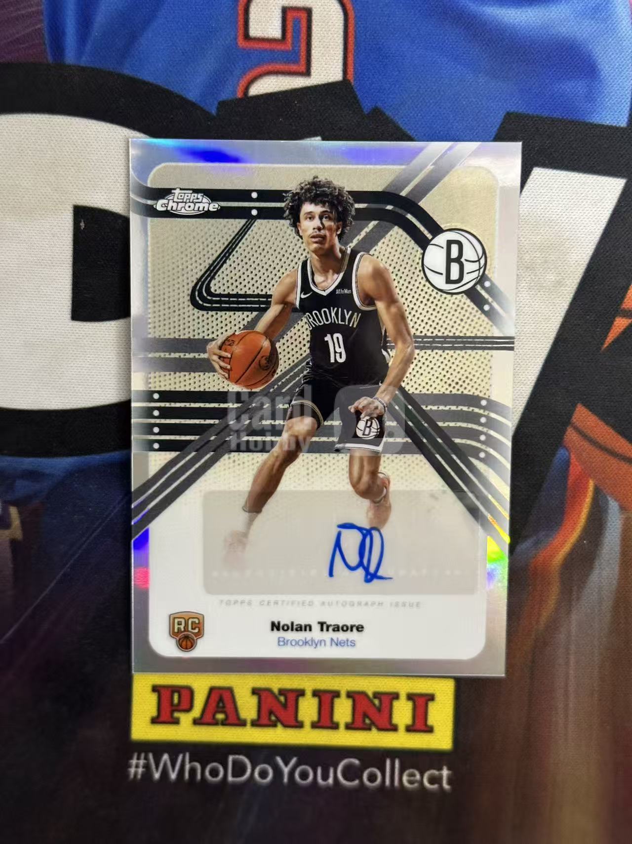 2025-26 Topps Chrome Nolan Traore RC 【小猪包代卖】新秀 银折 特拉奥雷 篮网 签字 元年TC