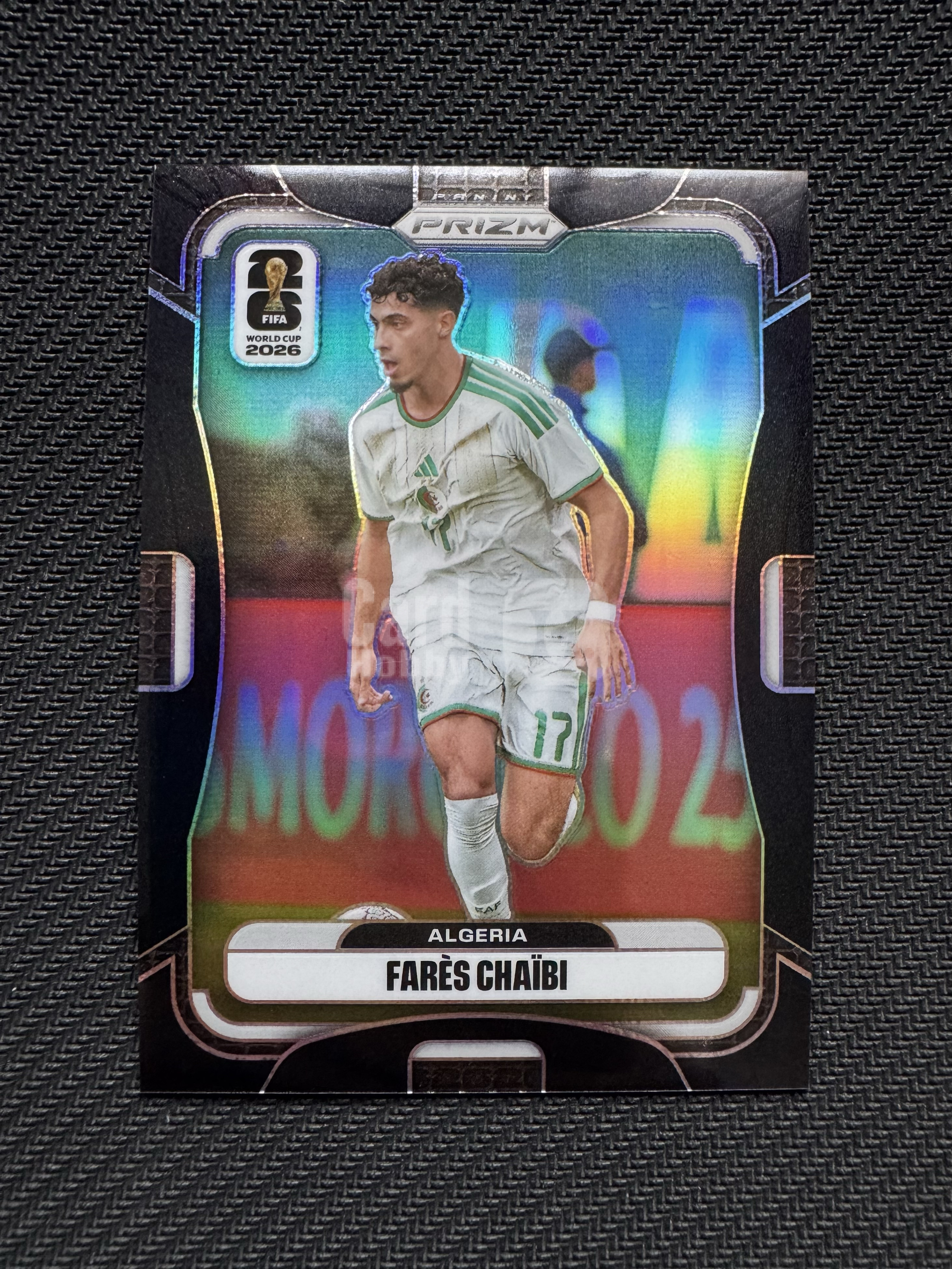 【橙子拍卖 接代拍】不累计 Panini Prizm Road to 2026世界杯 FIFA 帕尼尼 黑折 Base 法雷斯 沙伊比Farès Chaïbi 阿尔及利亚 1of1 1/1编 卡品看图