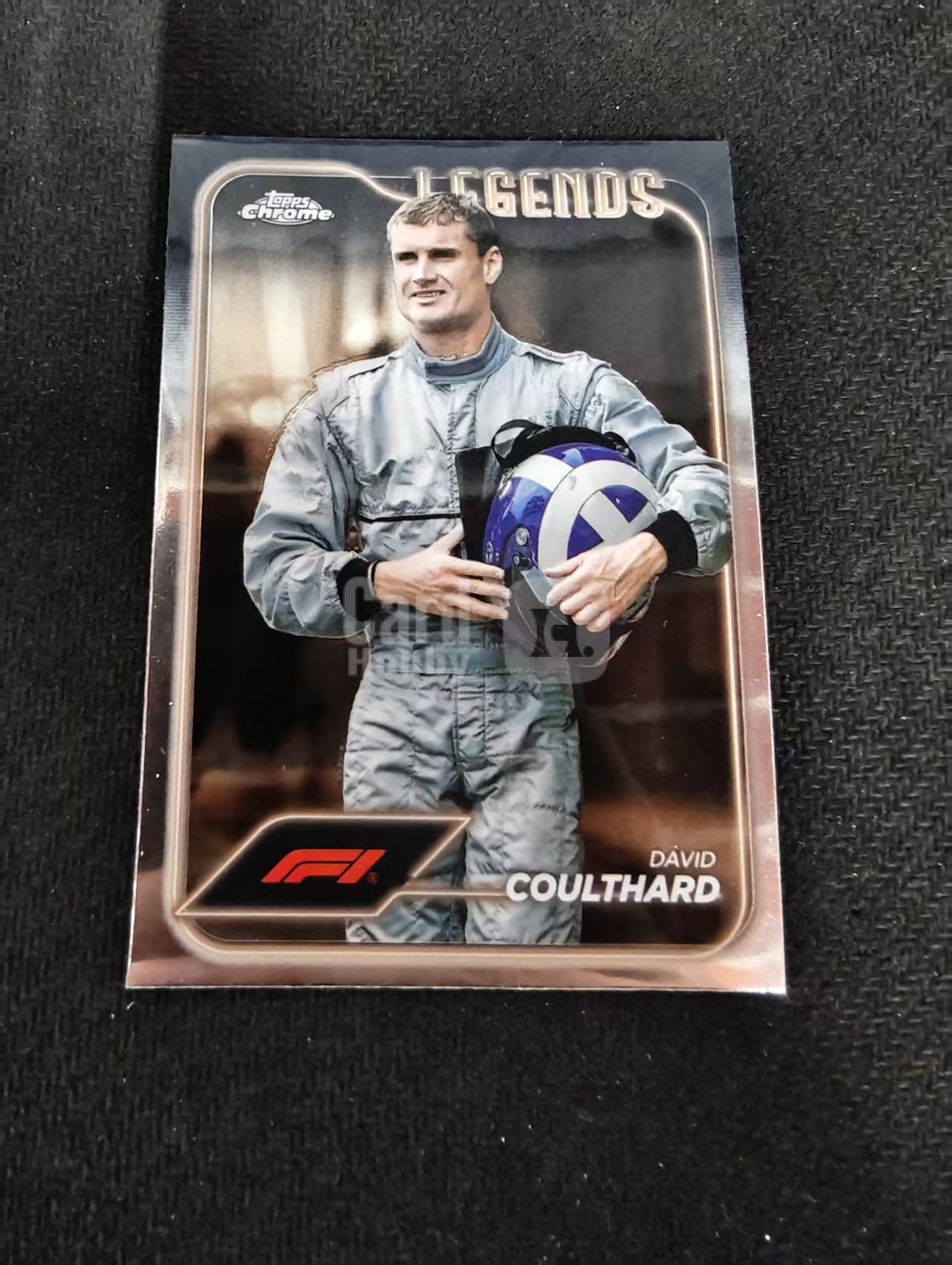 2024 Topps Chrome F1 David Coulthard 传奇车手 大卫 库特哈德 划痕 边角瑕疵 #196
