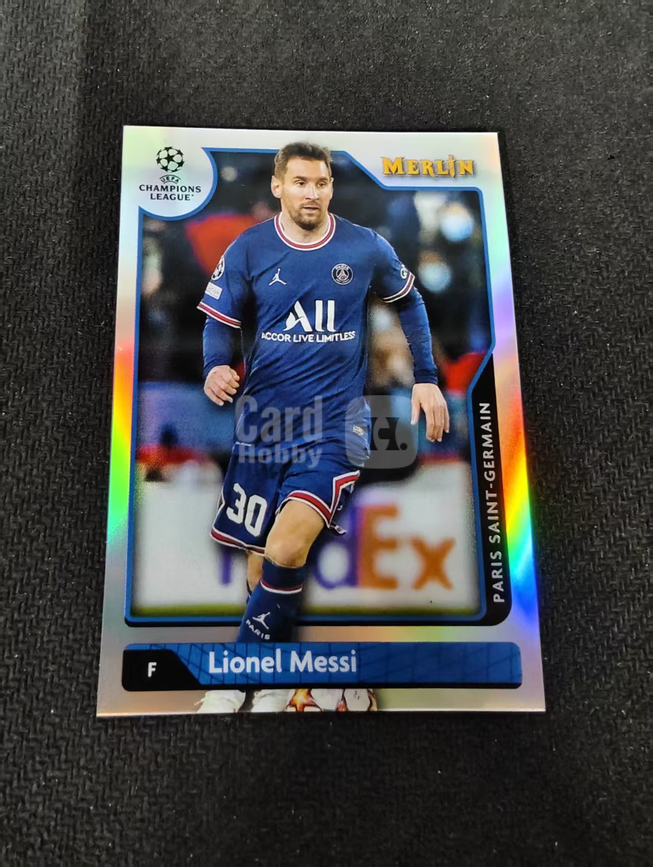 【可合并,不累计】2022 Topps Merlin 梅林 Lionel Messi 梅西 巴萨 巴黎 迈阿密 阿根廷 银折 瑕疵如图