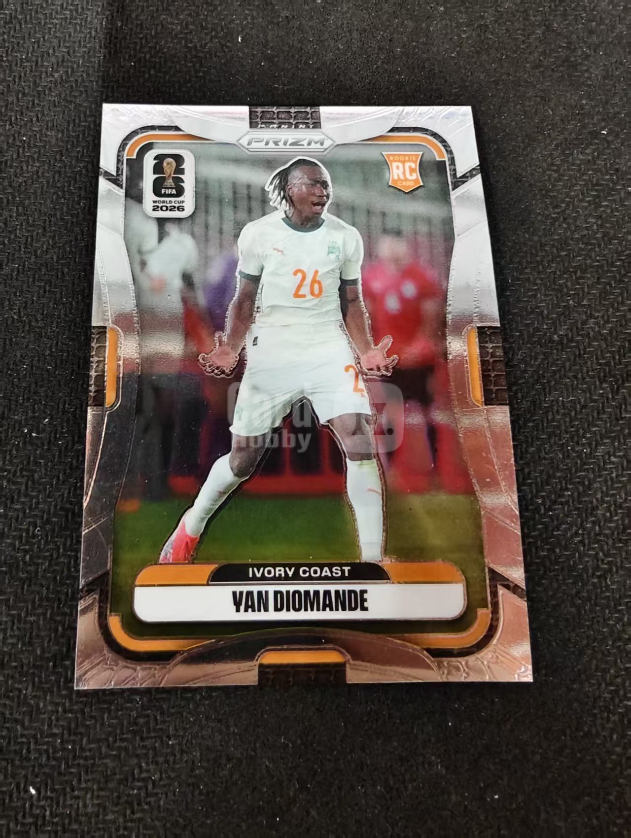 2026 Panini World Cup Prizm Yan Diomande RC 新秀 世界杯 科特迪瓦 扬 迪奥曼德 PZ世界杯 划痕 边角瑕疵#257