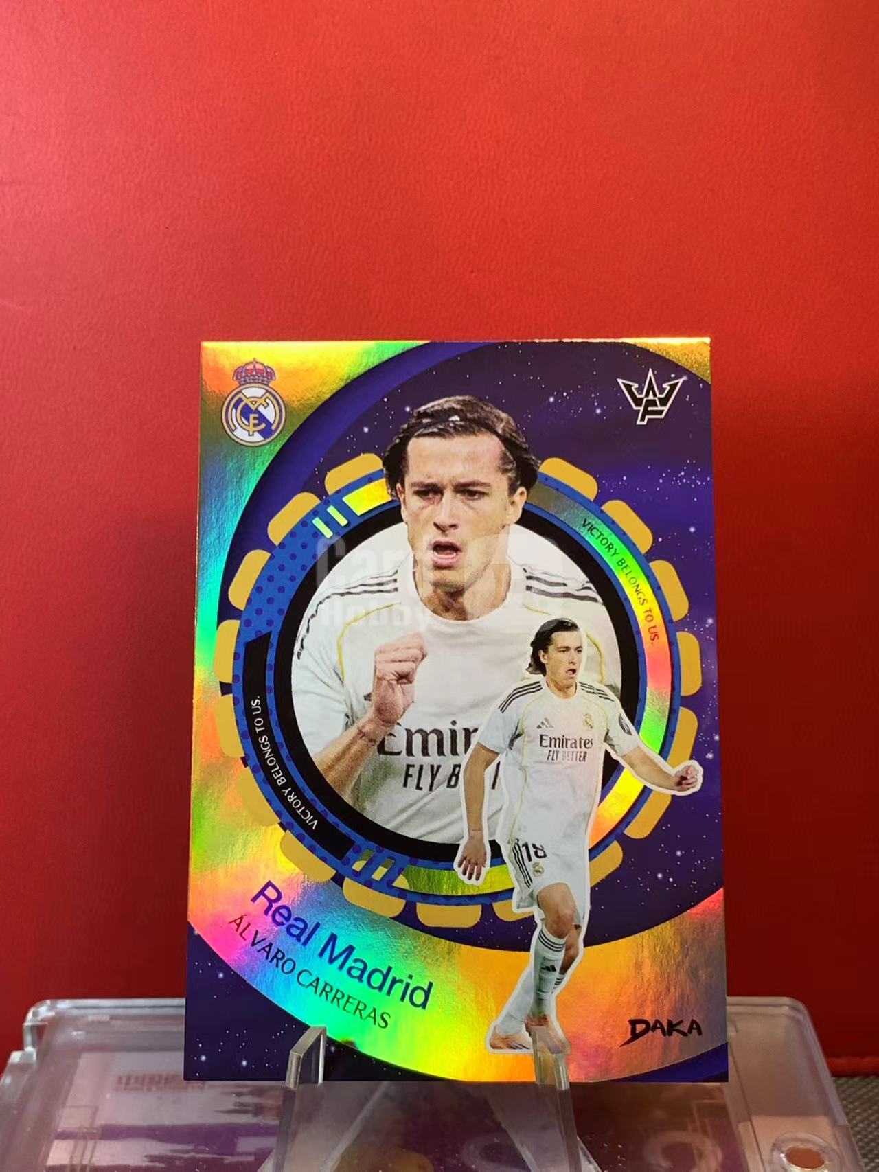 (詹叔代拍)2025 DAKA Real Madrid Alvaro Carreras 达咖 皇家马德里 皇马 阿尔瓦罗 卡雷拉斯 022/199编 顺丰寄付 泰山