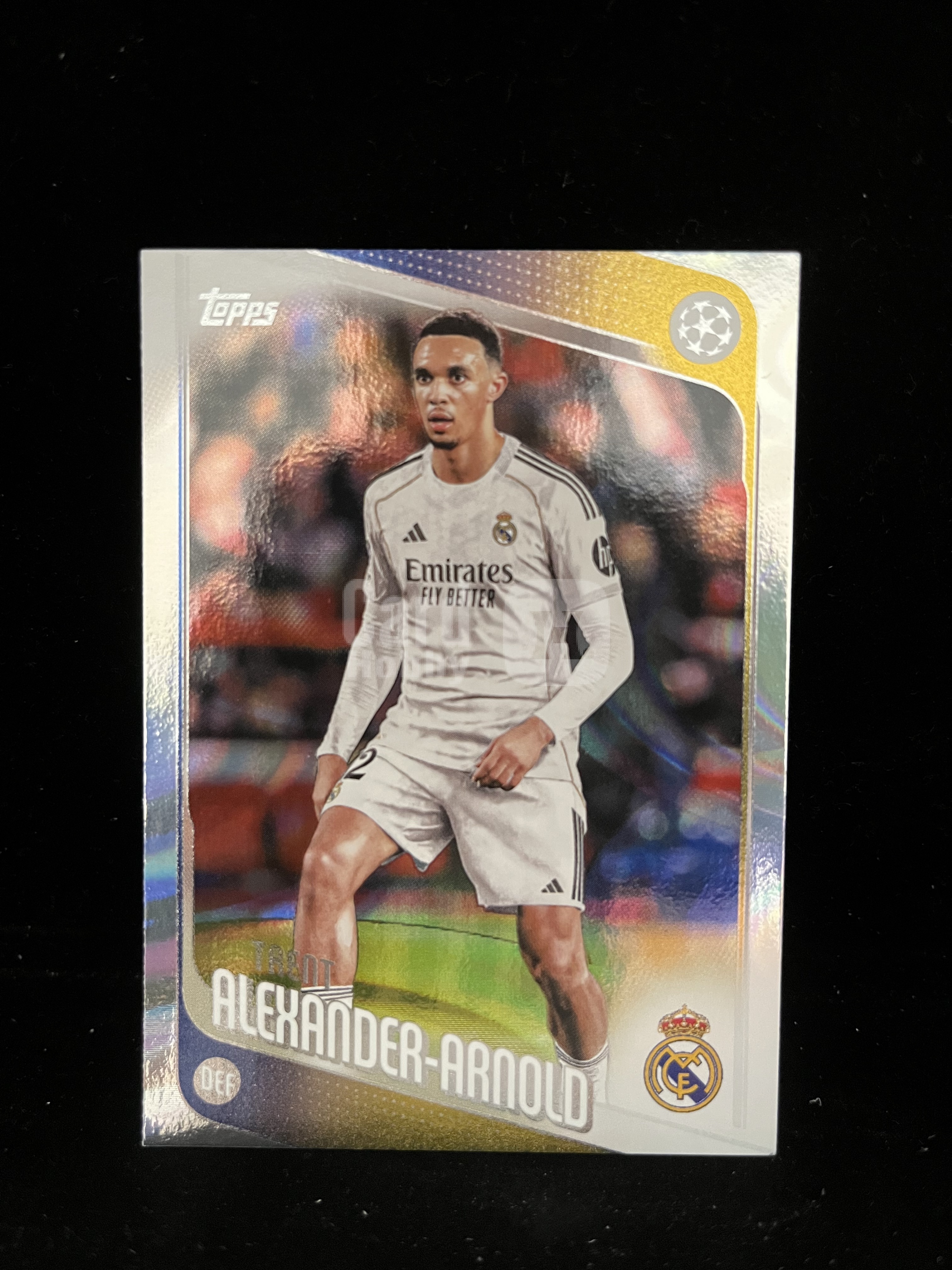 免费代拍 2025 Topps UEFA Club Competitions 欧冠 阿诺德 Trent Alexander-Arnold 折射 卡品如图#B036