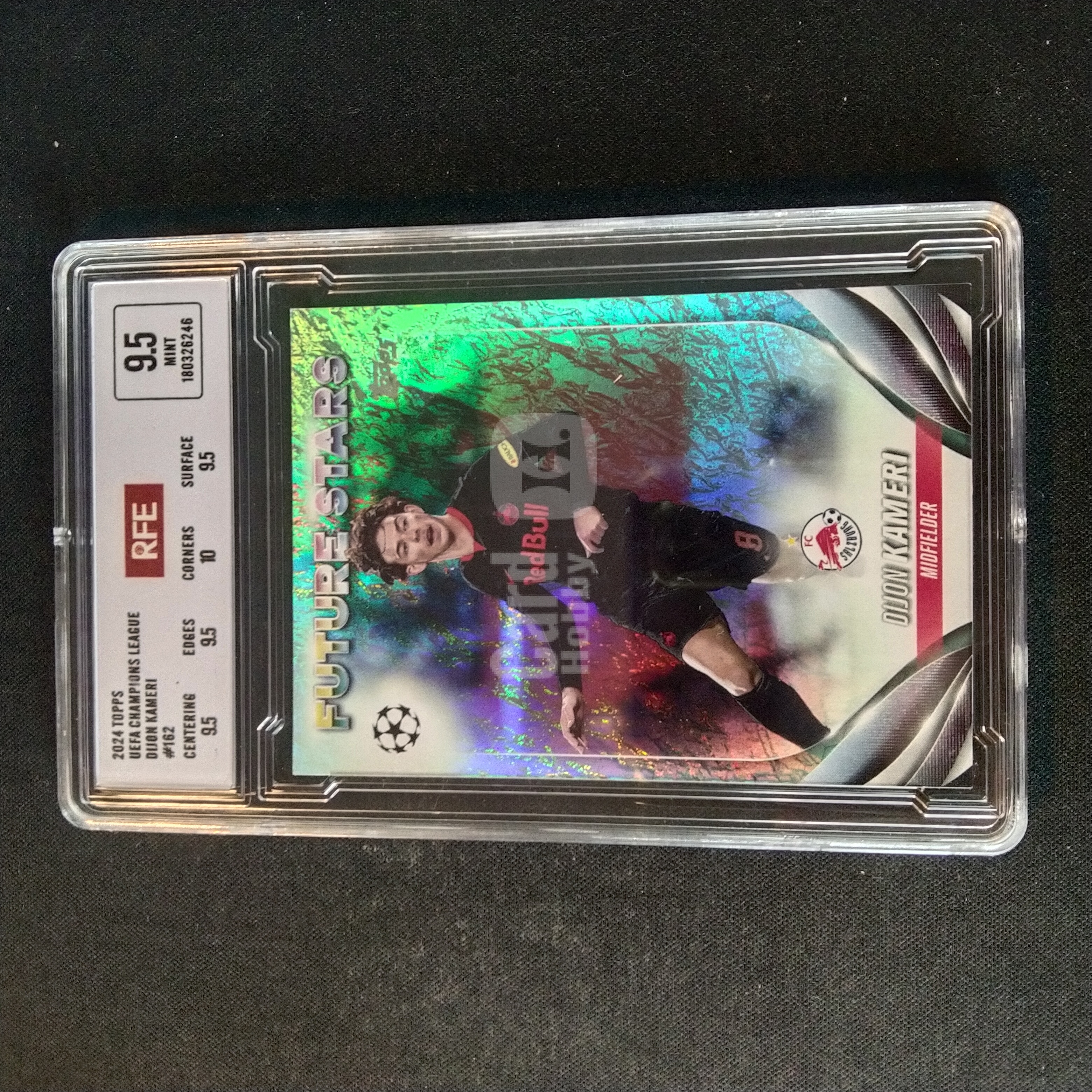 2024 Topps UEFA Champions League 卡梅里 评级卡 萨尔茨堡红牛 碧玺 实卡精美稀有 品质保障 投资收藏必备 保值回购 详情见说明 多张可合并订单 可累计【蓝色星球】