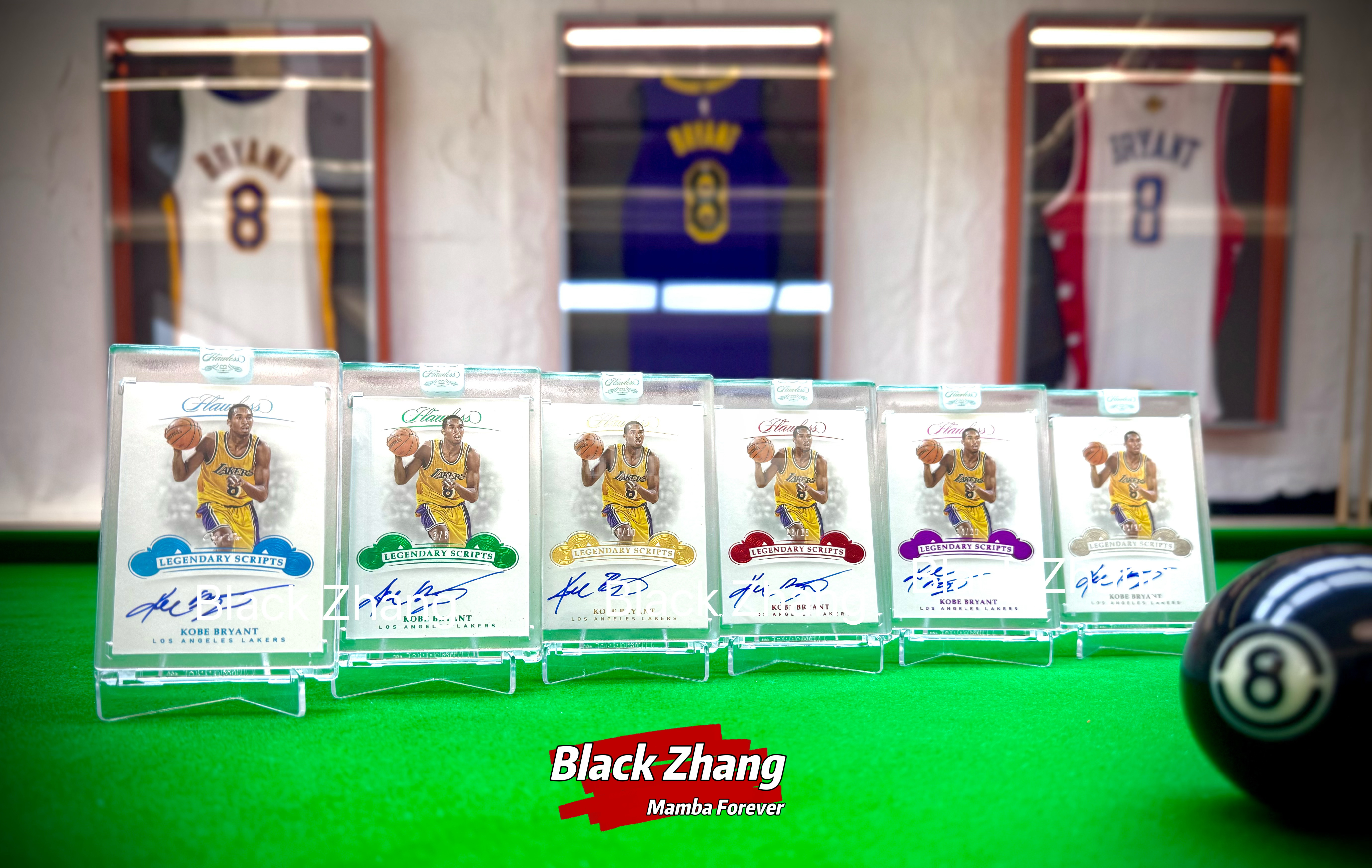 2018 Panini Flawless Kobe Bryant 科比 手提 全世界 科比唯一 六色 选图 1/1 彩虹 真正 独一无二 顶级毕业 收藏