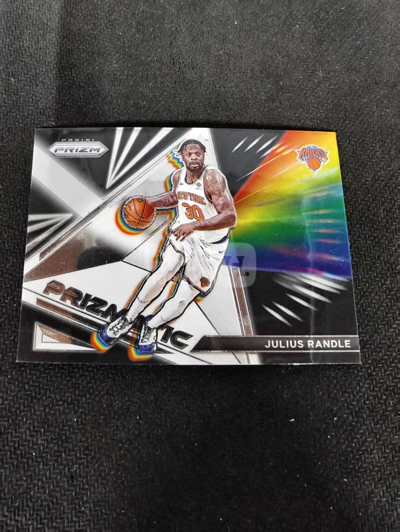 【可合并,不累计】2021-22 Panini Prizm Julius Randle 朱利叶斯 兰德尔 尼克斯 Prizmatic 特卡 不保卡品 介意勿拍 #22