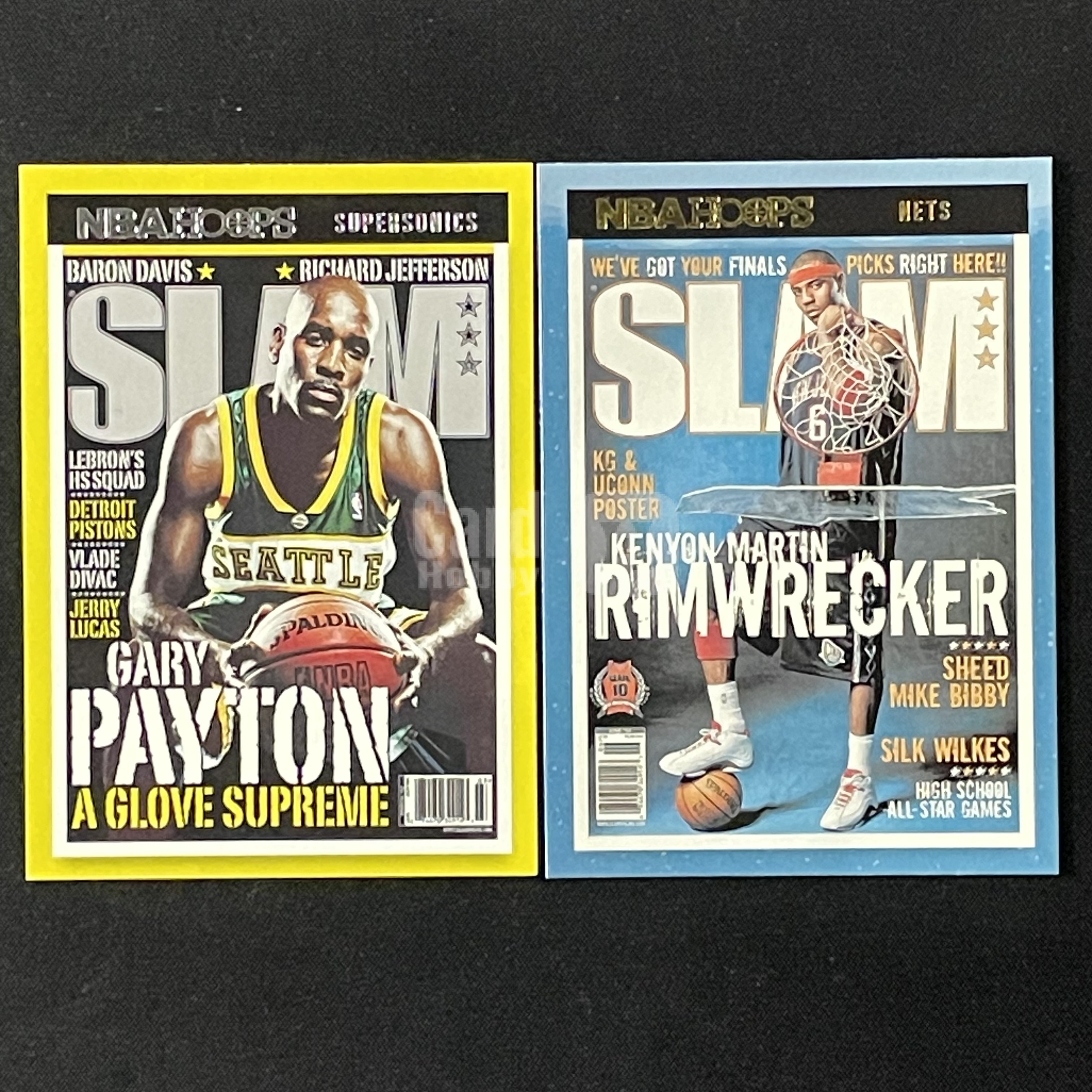 【小北】2021-22 PANINI HOOPS KENYON MARTIN 肯扬 马丁 GARY PAYTON 加里 佩顿 手套 SLAM 杂志 封面 特卡 金标 LOT 打包 不保卡品 JH #泓龙哥-10