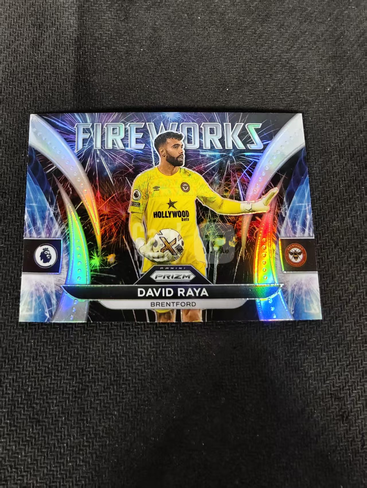 【可合并,不累计】2022-23 PANINI PRIZM DAVID RAYA 戴维 拉亚 烟花特卡 布伦特福德 阿森纳 西班牙 英超 划痕 边角瑕疵 #23