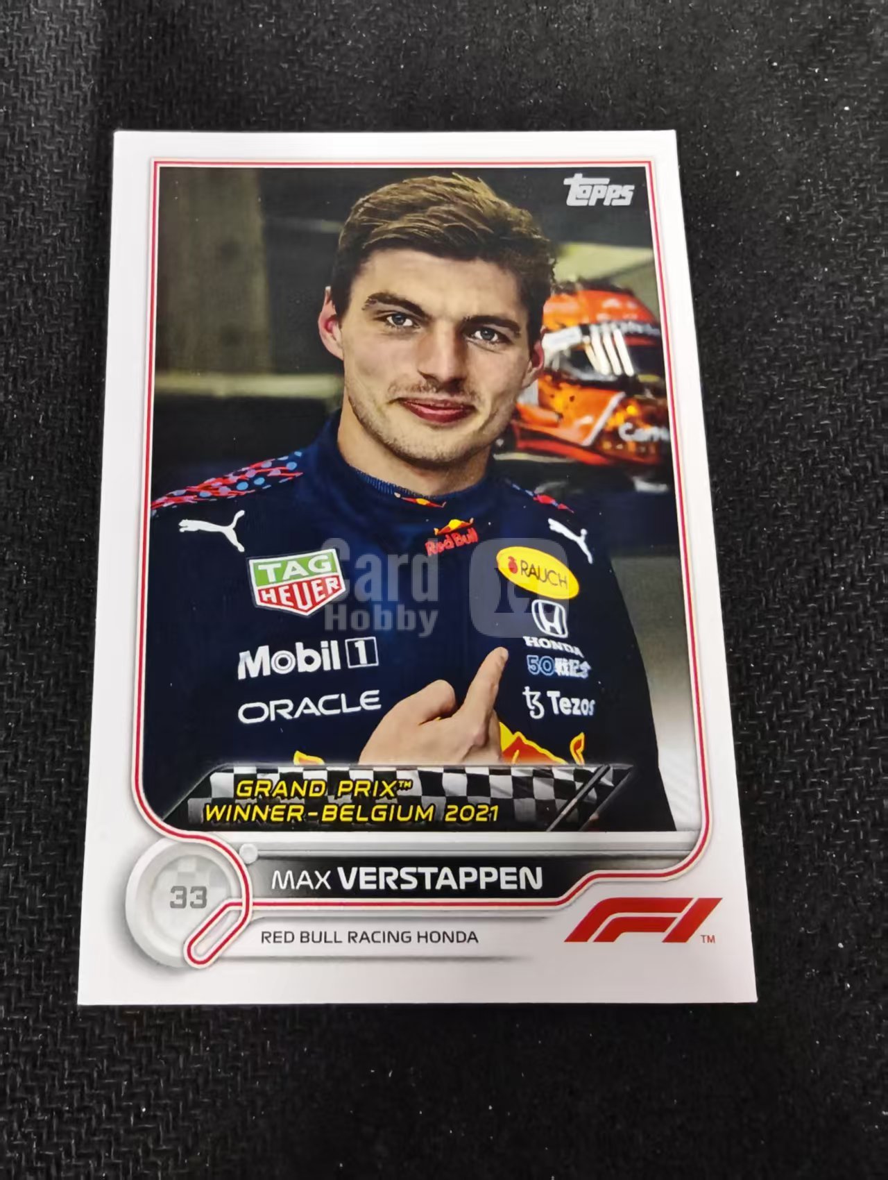 2022 Topps Chrome F1 Max Verstappen 维斯塔潘 红牛 划痕 边角瑕疵 @162