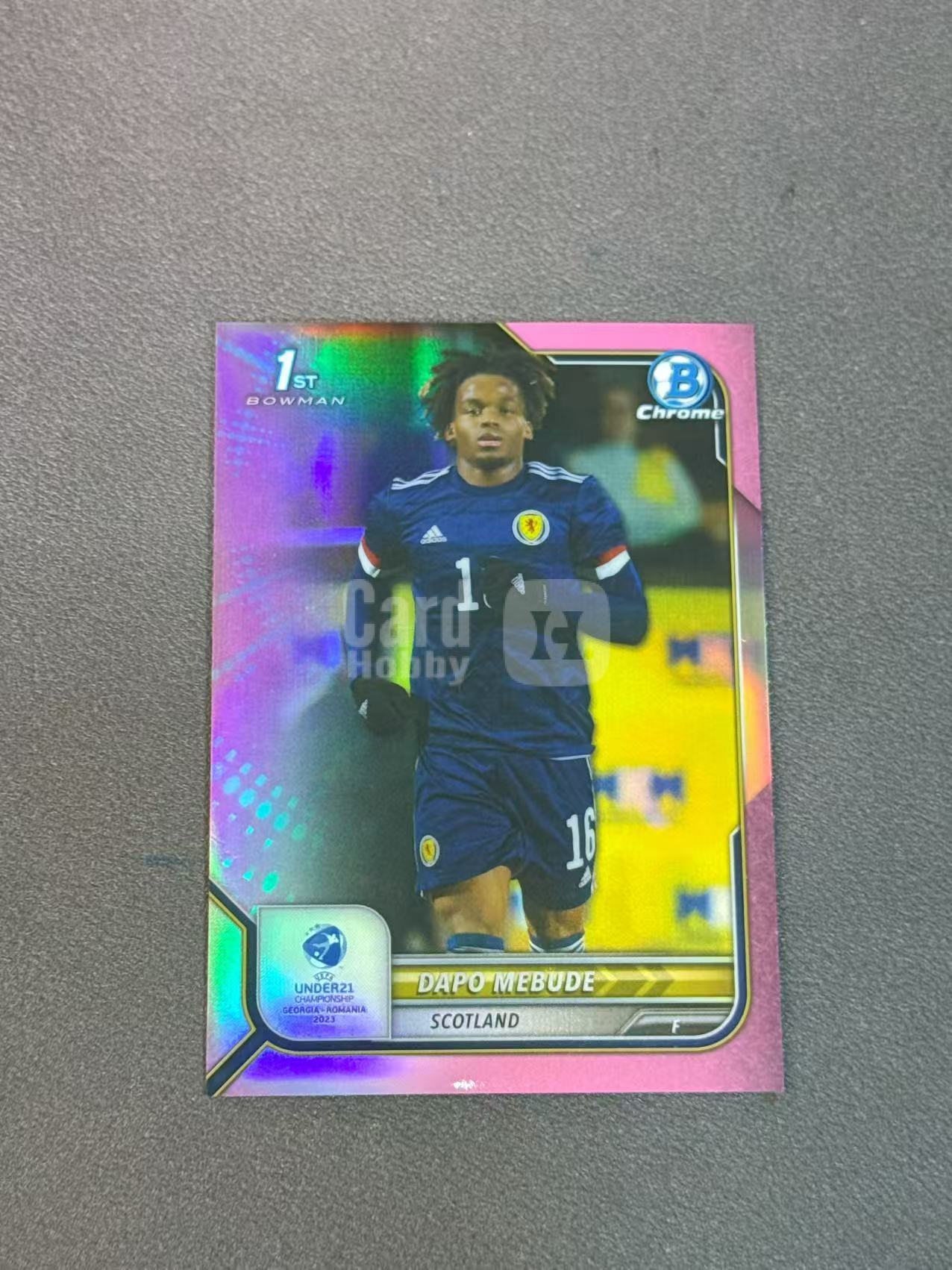 2022 Topps Bowman Dapo Mebude 粉折 折射 梅布德 1st 苏格兰 阿德达波 150编