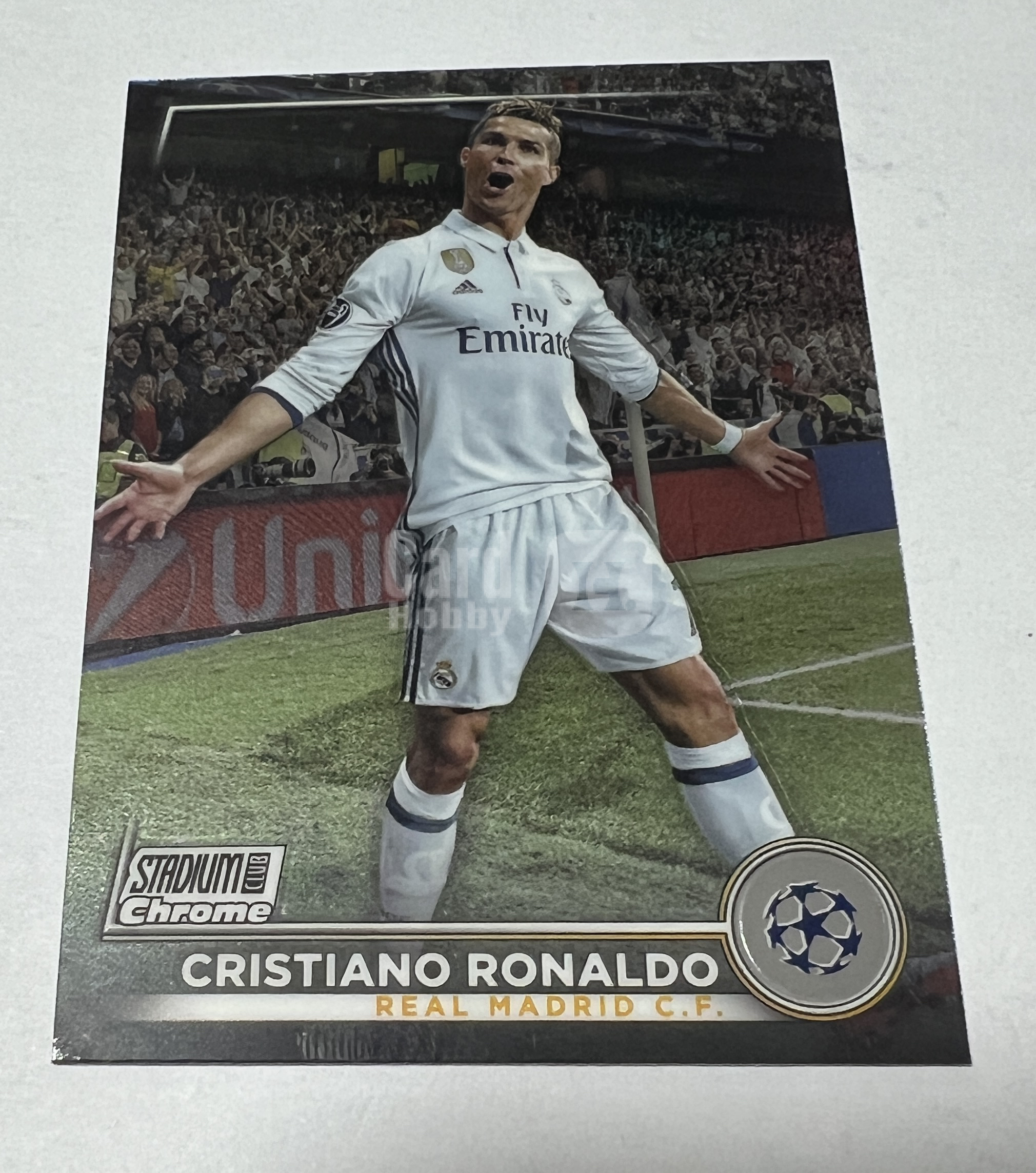 2023 Topps Stadium Club Chrome Cristiano Ronaldo 竞技场 克里斯蒂亚诺 罗纳尔多 C罗 曼联 葡萄牙 皇家马德里 base 卡品如图