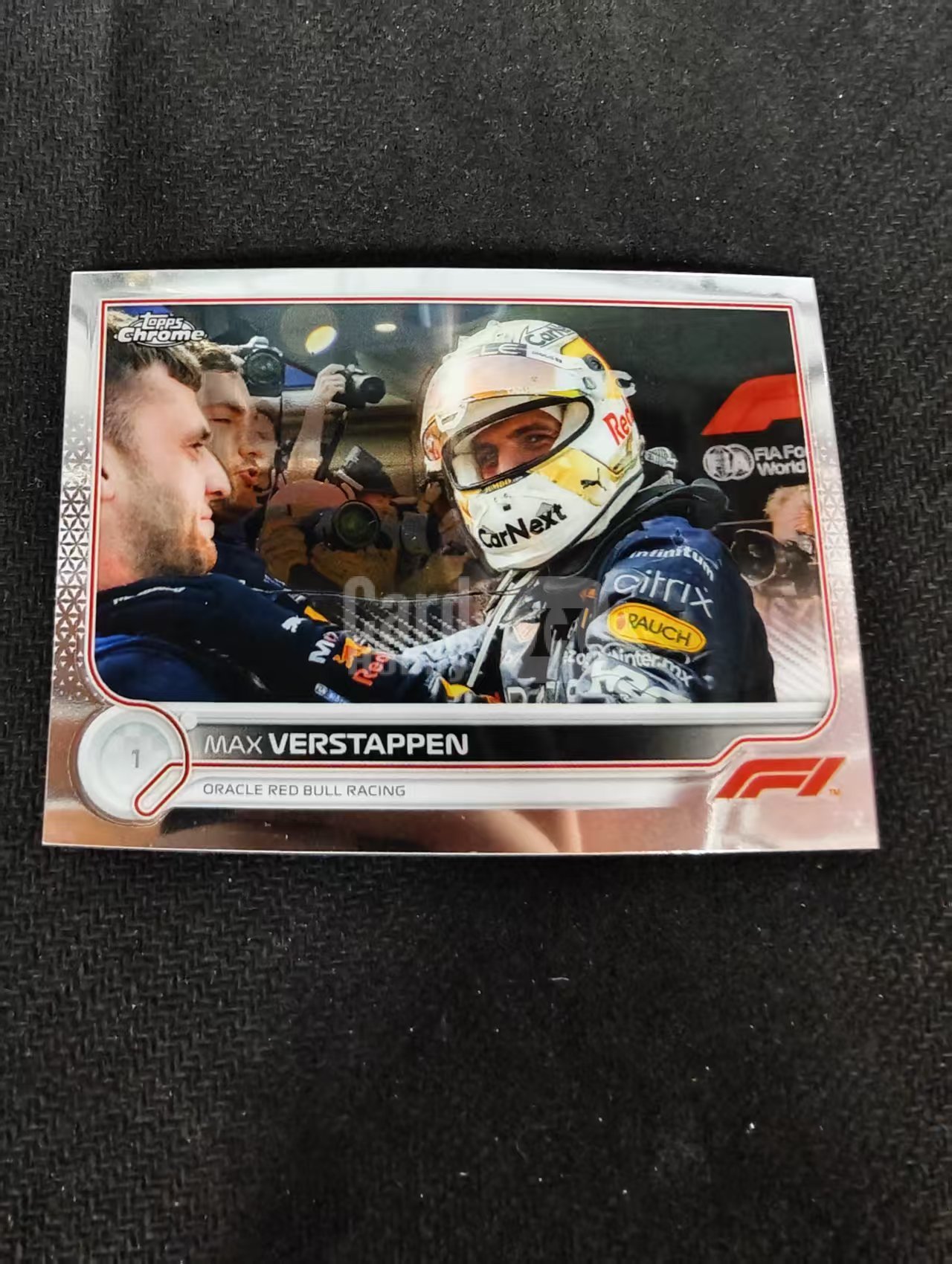 2022 Topps Chrome F1 Max Verstappen 维斯塔潘 红牛 划痕 边角瑕疵 #4