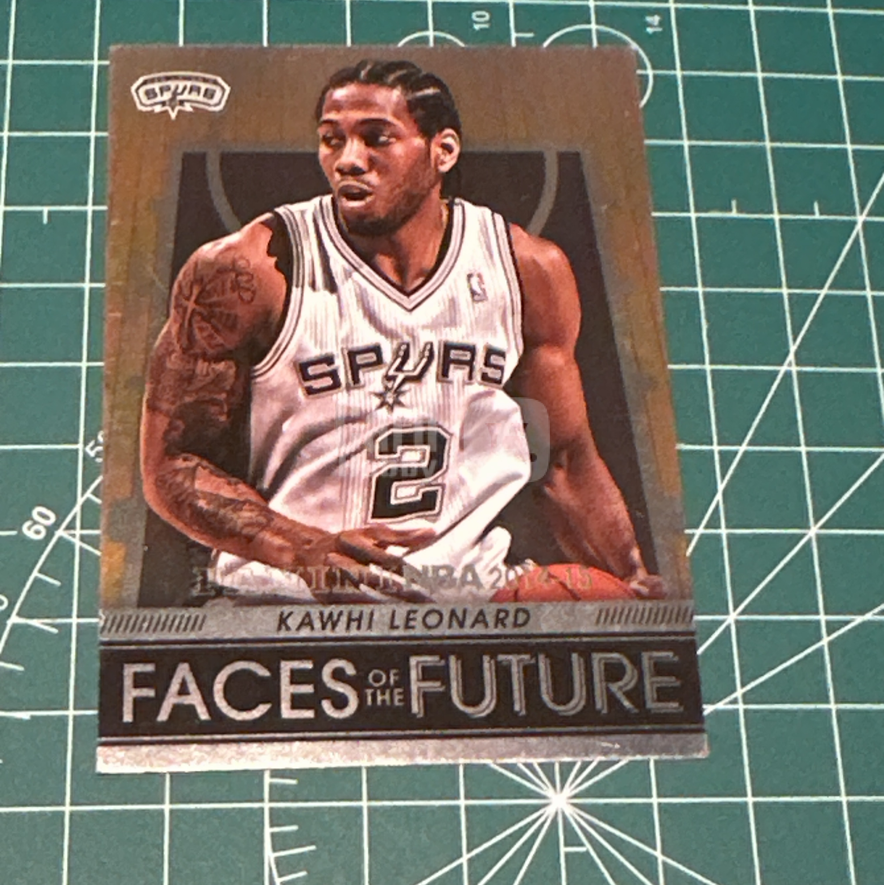 2014-15 Panini S.p.A Kawhi Leonard 中雅图/中亚图 科怀伦纳德 Faces of future特卡 闪卡 未来门面 老卡 绝版卡 稀有大比例