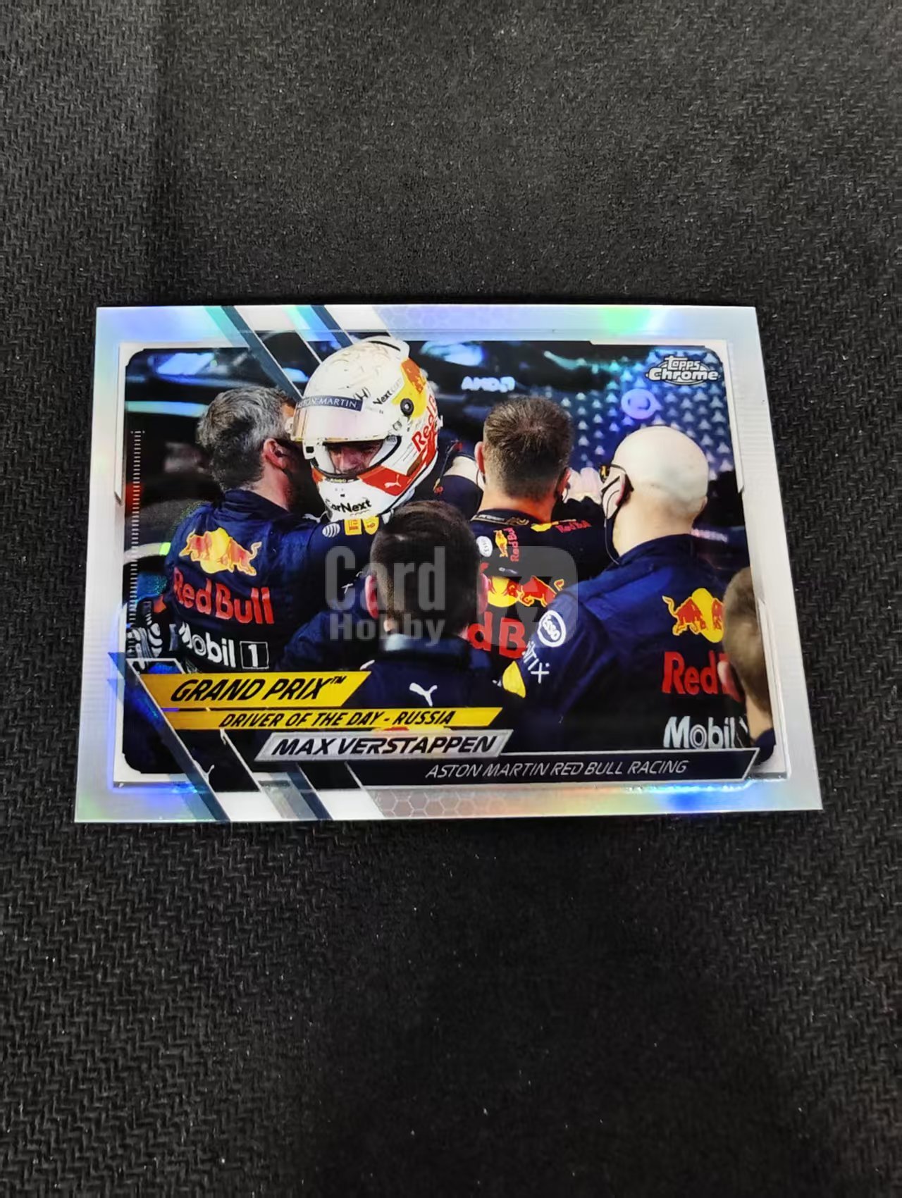 2021 Topps Chrome Max Verstappen F1 维斯塔潘 红牛 银折 划痕 边角瑕疵 #161