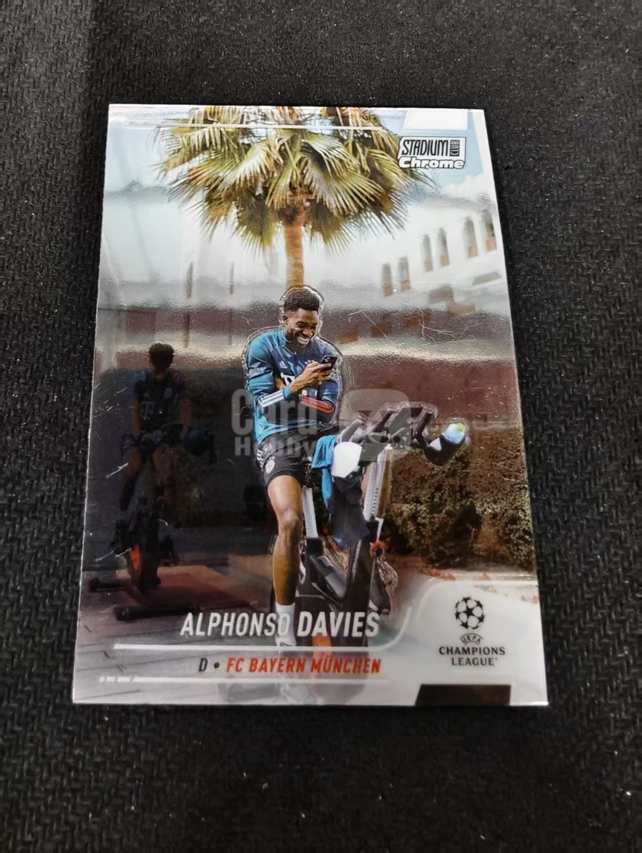 【可合并,不累计】2022 Topps Stadium Club Chrome Alphonso Davies 阿方索 戴维斯 欧冠 竞技场 不保卡品 介意勿拍 #79