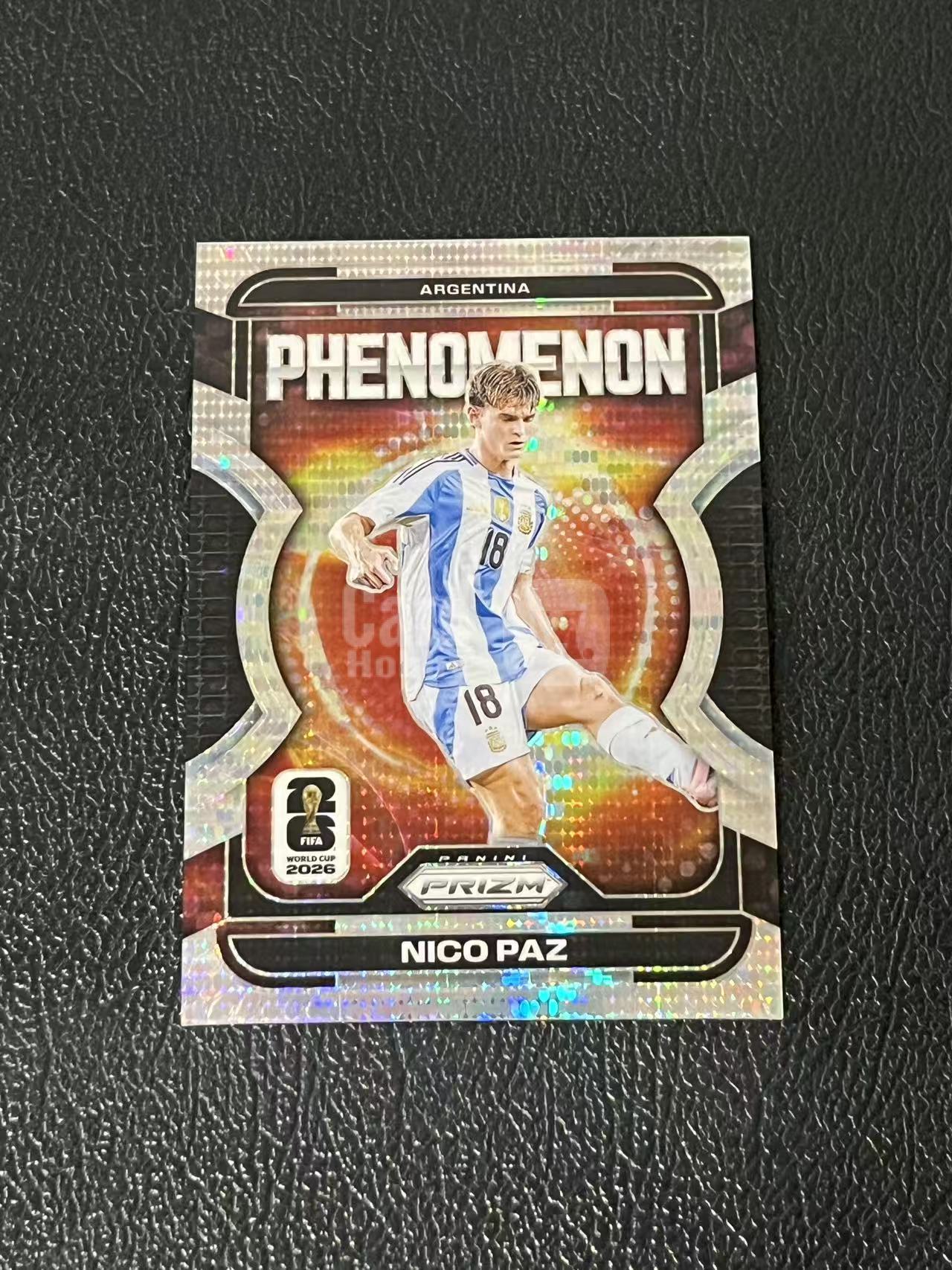 2026 Panini Prizm Fifa World Cup nico paz 尼科 帕兹 皇马 特卡 脉冲折 阿根廷 世界杯 银折 实卡精美 卡品如图 LZ8