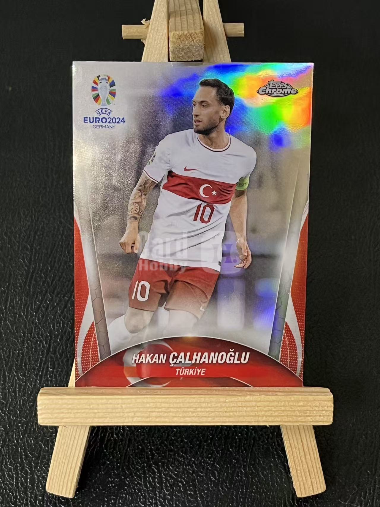 2024 Topps Chrome Hakan Calhanoglu 恰尔汗奥卢 土耳其 银折 欧洲杯 实卡精美 卡品如图 LA-1