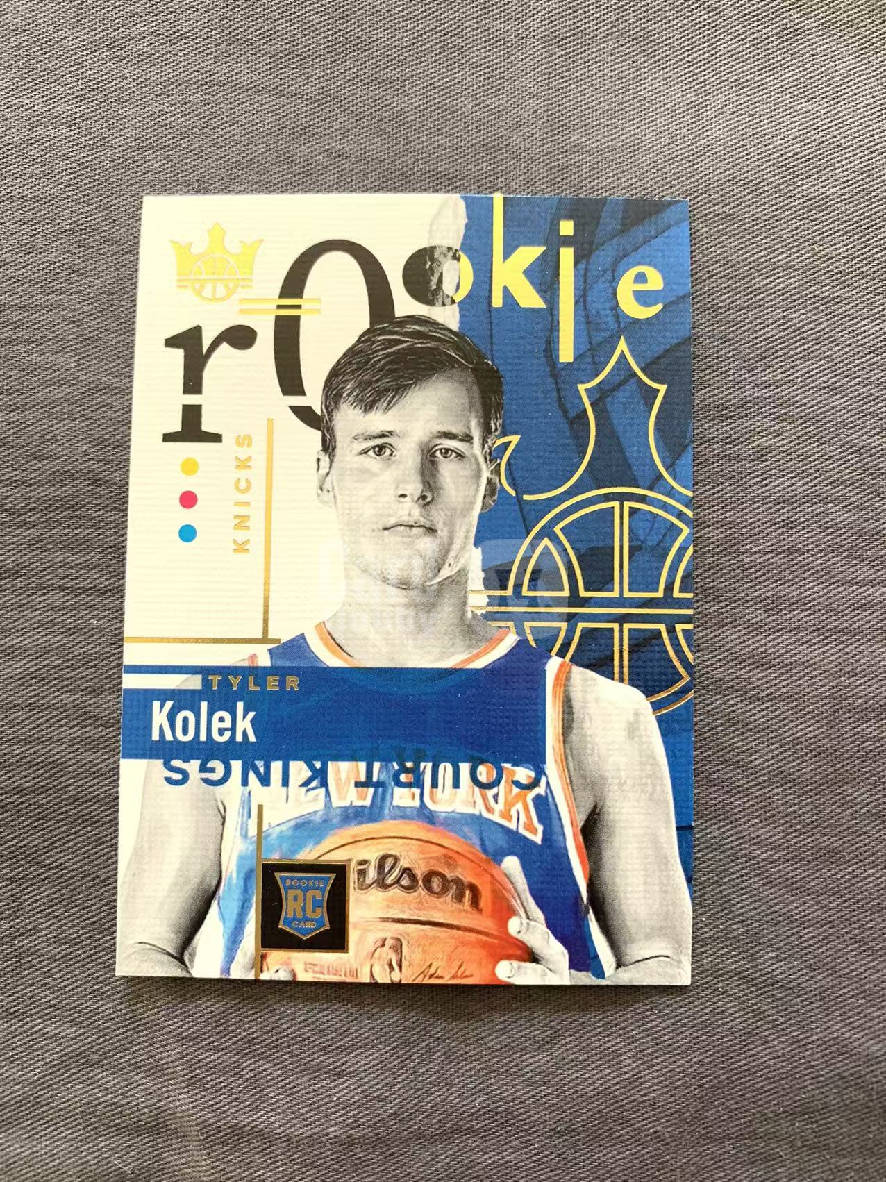 2024-25 Panini Court Kings Tyler Kolek RC 油画 尼克斯 泰勒 科勒克 新秀 油画特卡 柒仟