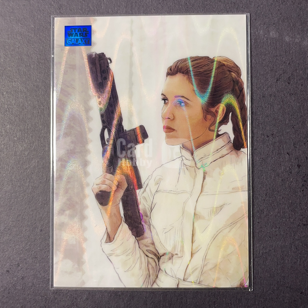 2025 Topps Star Wars 星球大战 莱娅公主 卢克孪生姐姐 base蓝射线折射175编 序号19 2025 Topps Chrome星战银河Galaxy系列