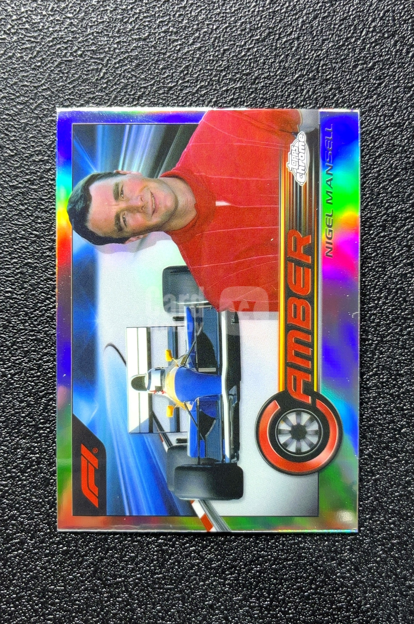 【小白1%代卖】2023 Topps Chrome Amber 琥珀 Nigel Mansell 尼格尔·曼塞尔 银折 折射 卡品如图 高价值 0806