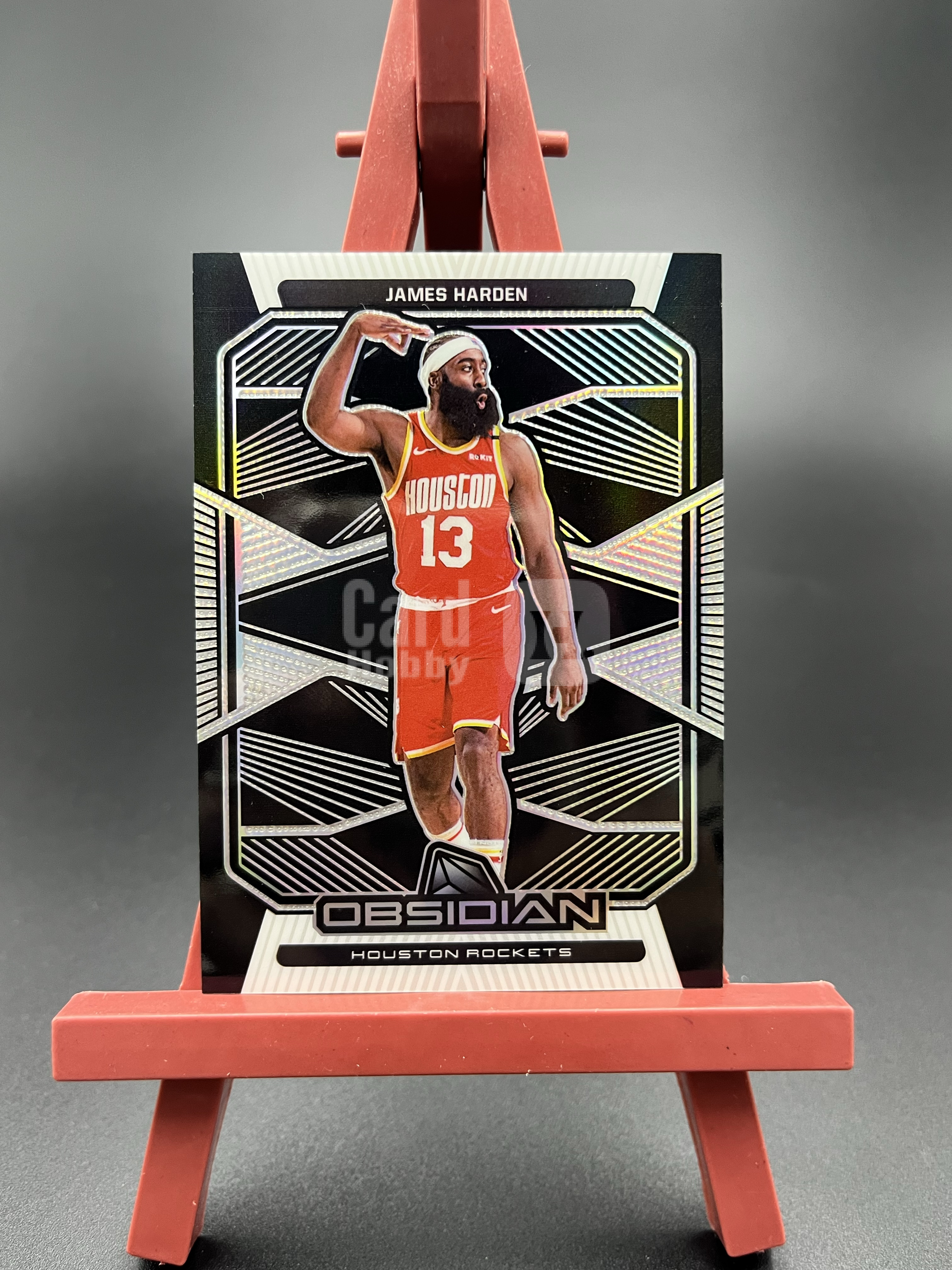 【西子拍卖】 2019-20 Panini Obsidian JAMES HARDEN 黑曜石 火箭 詹姆斯 哈登 大胡子 折射 银折 微瑕如图 Q19
