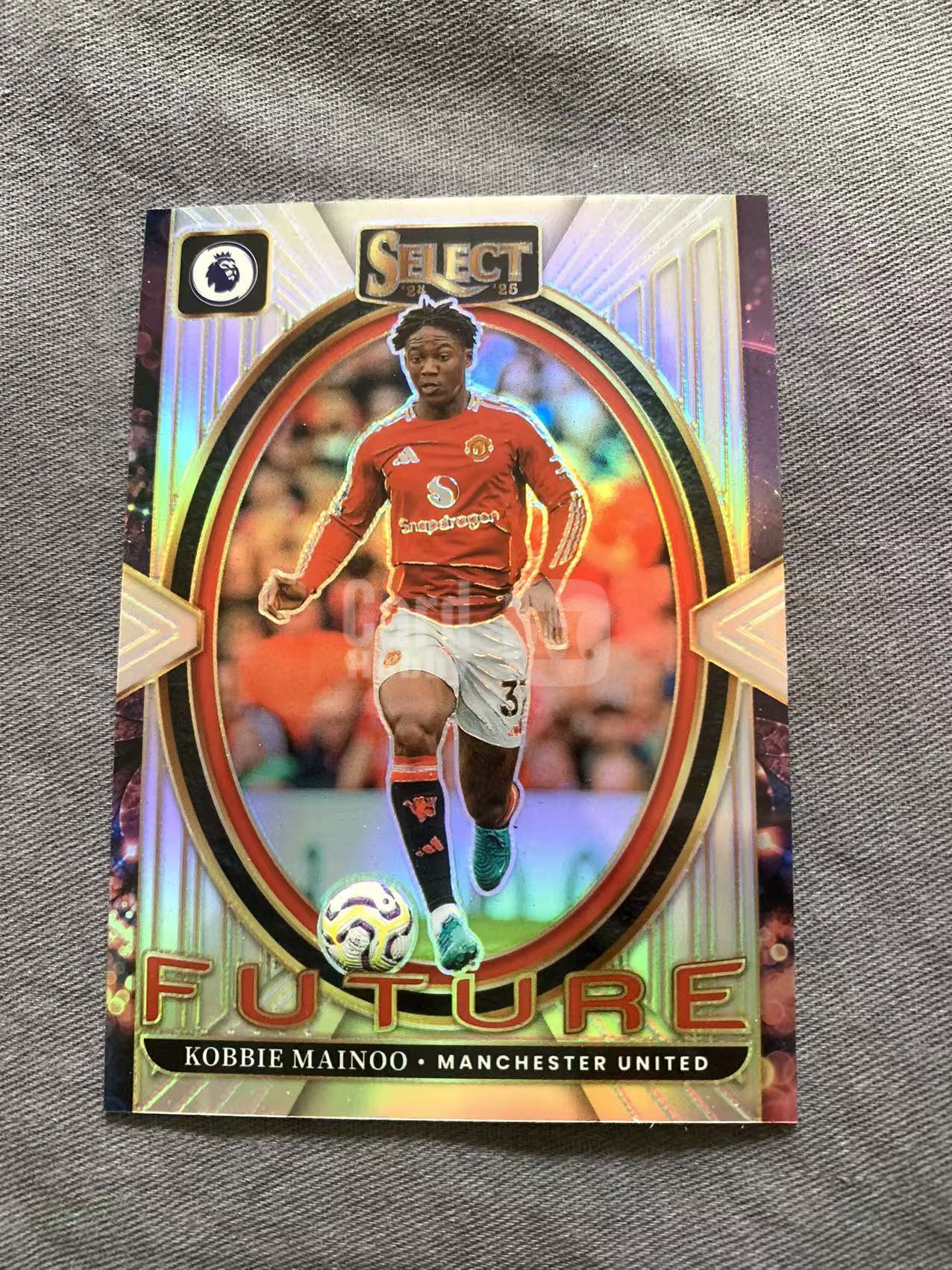 2024-25 Panini Select Kobbie Mainoo 英超 se 梅努 特卡 曼联 银折 future 特卡 实卡精美 卡品如图 维稳