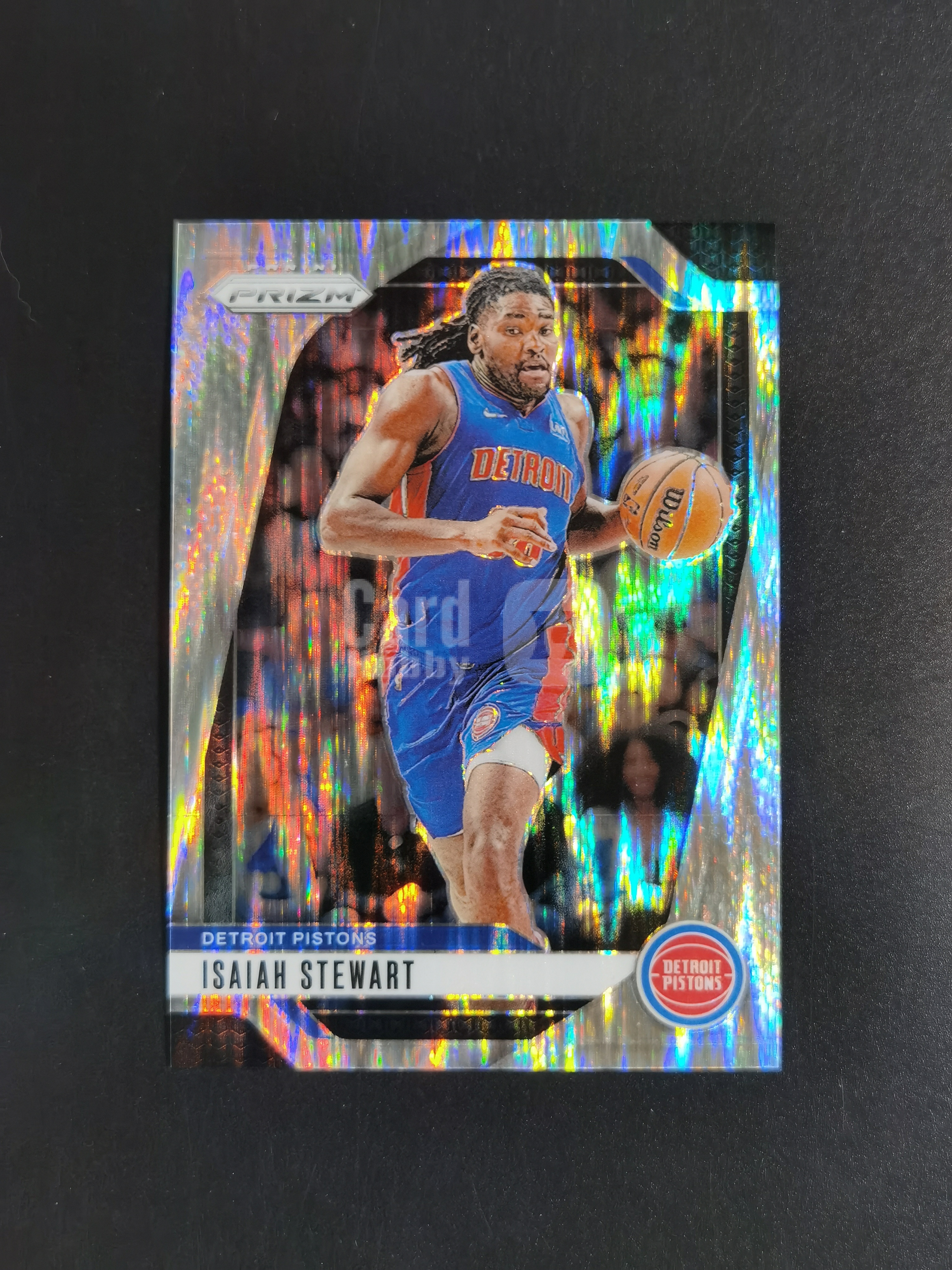 2024-25 Panini Prizm Isaiah Stewart 以赛亚 斯图尔特 249编 银瀑布折 卡品如图 专收必备