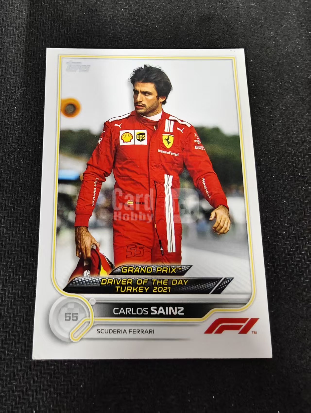 2022 Topps Chrome F1 Carlos Sainz 卡洛斯 塞恩斯 法拉利 划痕 边角瑕疵 @187
