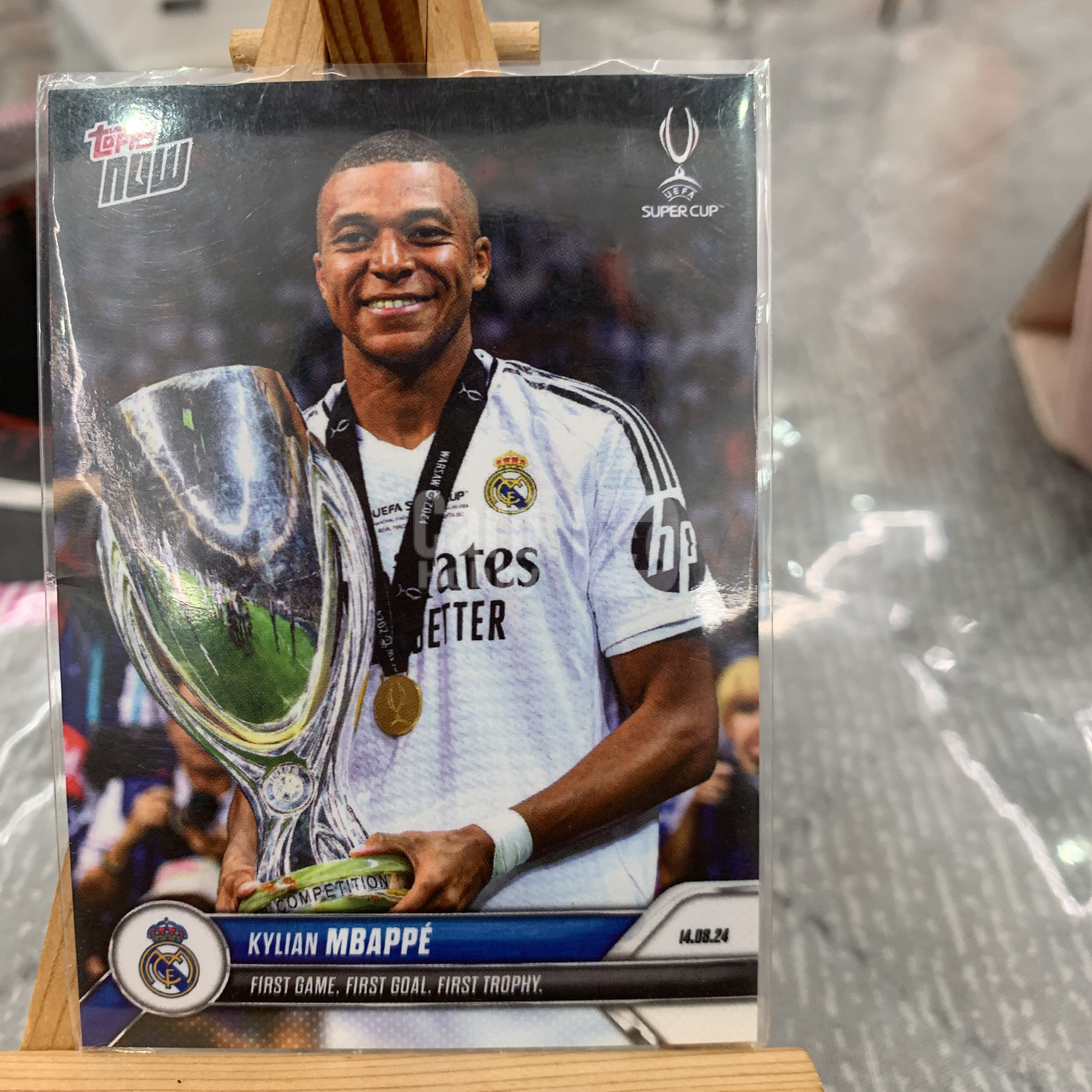 【A4-可无限累积】2024-25 Topps Now 欧洲超级杯 Kylian Mbappe 姆巴佩 皇家马德里
