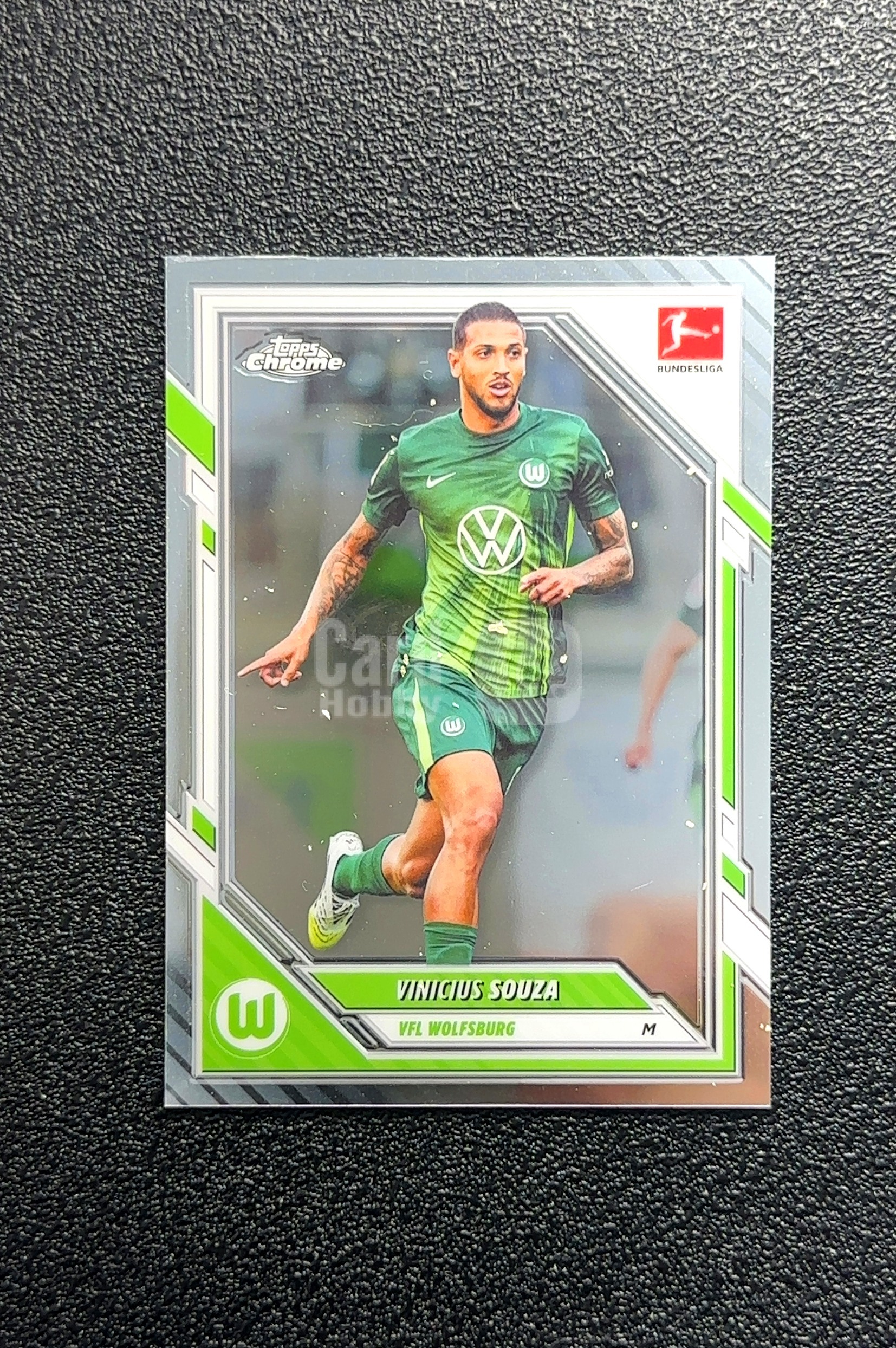 【大鱼】2022 Topps Chrome Vinicius Souza 文尼修斯·苏扎 卡品如图 高价值 #97 VFL Wolfsburg 沃尔夫斯堡 0038#86