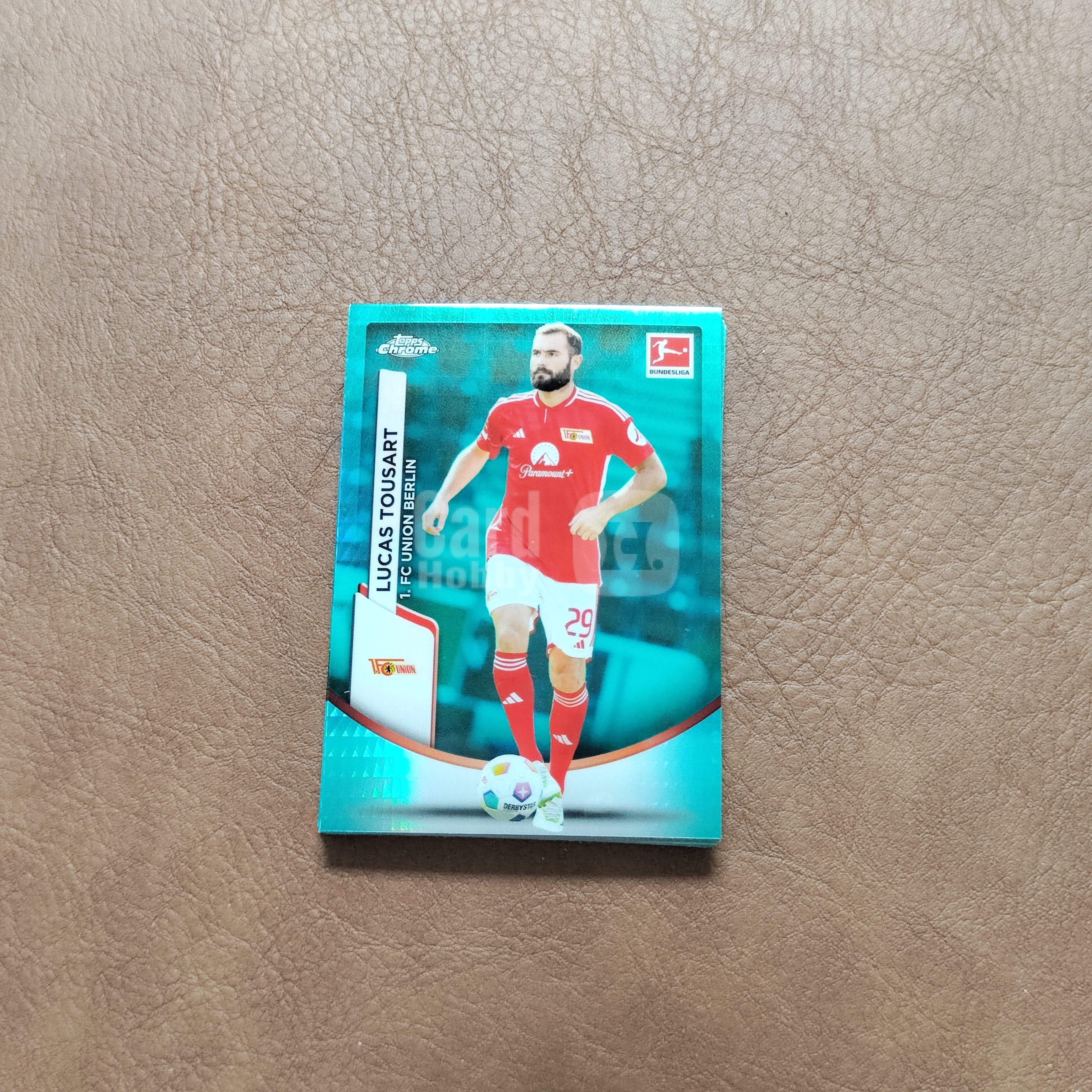 2024 【YM拍卖-代卖/回收】 topps 折射 Lucas Tousart 卢卡斯 图萨尔 柏林联  德甲TC  青hyper折  Y0098