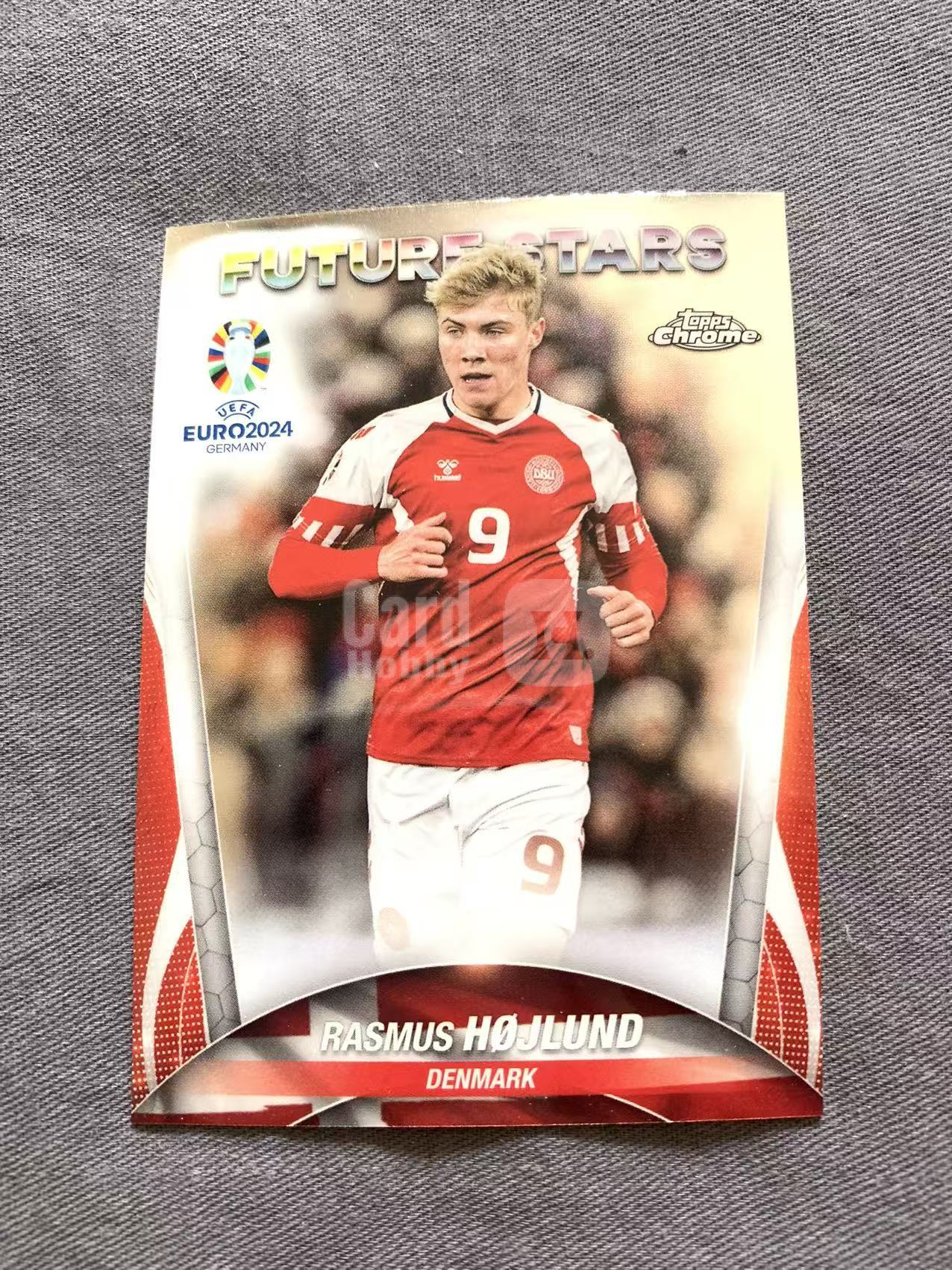 2024 Topps Chrome rasmus hojlund 拉斯穆斯 霍伊伦德 曼联 base 欧洲杯元年TC 卡品如图 维稳