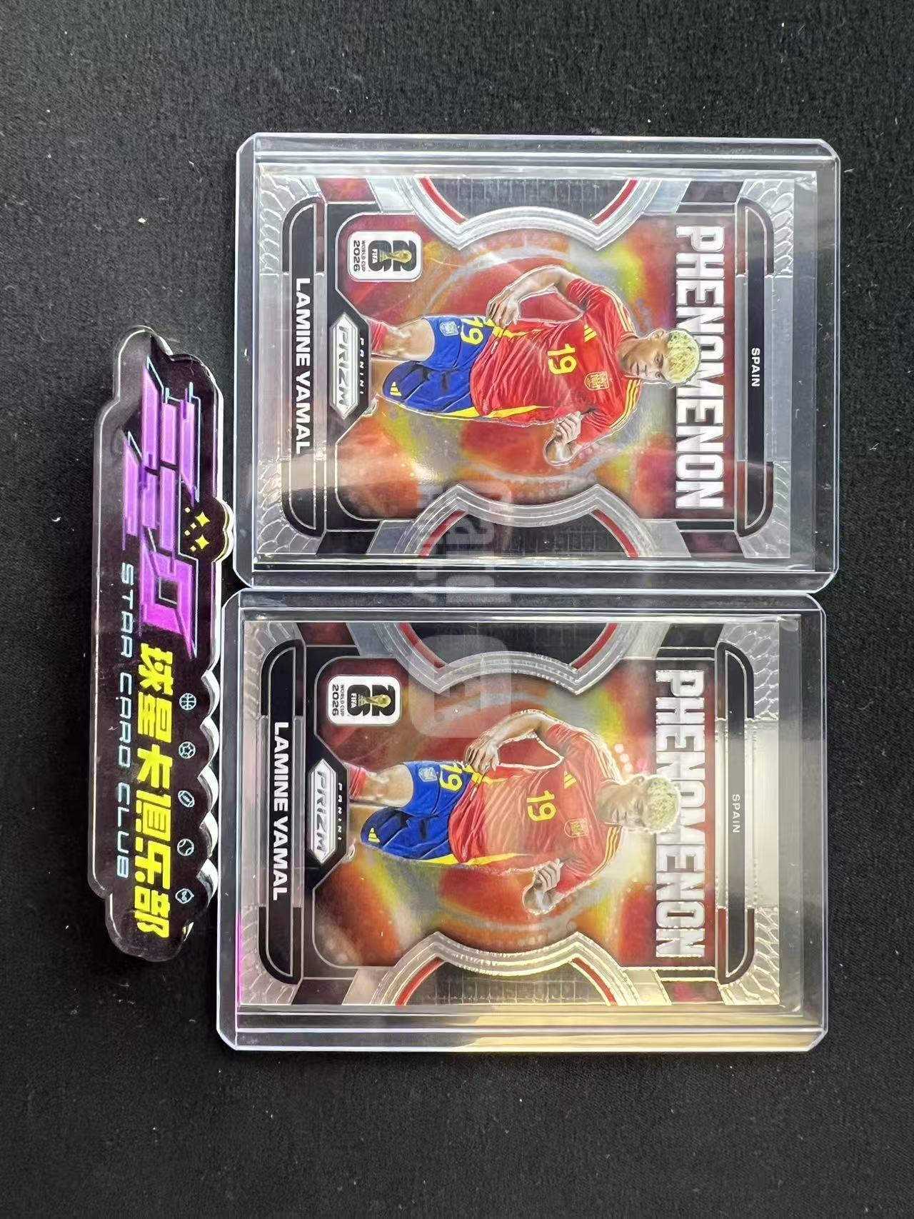 7680【330球星卡实体店代卖】panini 2026 PZ世界杯 prizm Lamine Yamal 拉明亚马尔 西班牙 巴萨 巴塞罗那 base 现象级特卡 天才 共计2张(RDr.T)