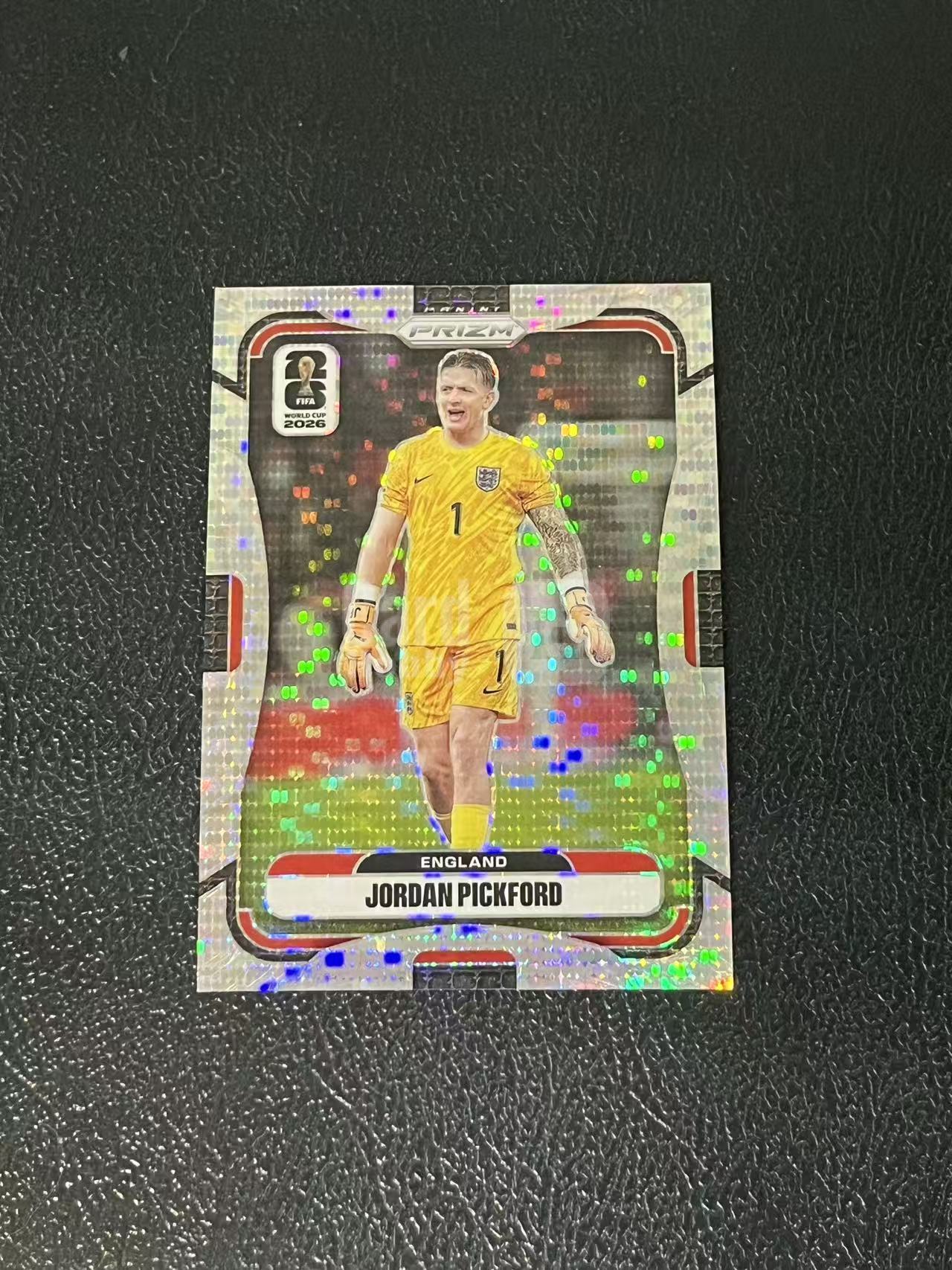 2026 Panini World Cup Prizm Jordan Pickford 皮克福德 脉冲折 英格兰 世界杯 银折 实卡精美 卡品如图 LA-5