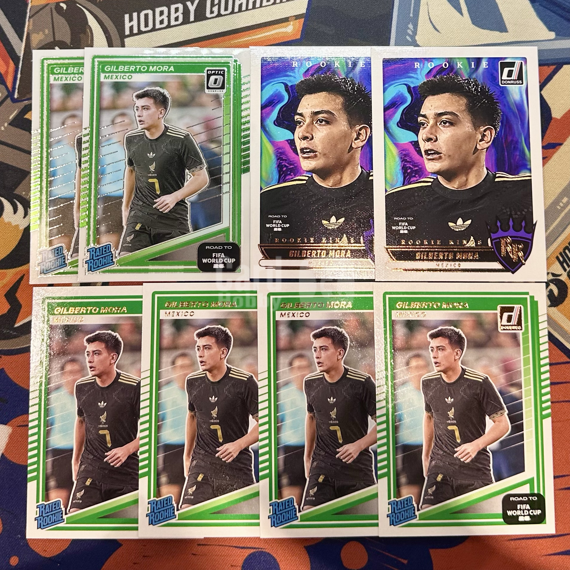 2526 Donruss World Cup Mexico Gilberto Mora RC Base O版 基础卡 油画 八张 不保卡品 吉尔伯托 莫拉 新秀 墨西哥 杜蕾斯 世界杯【芥末-阿玮】