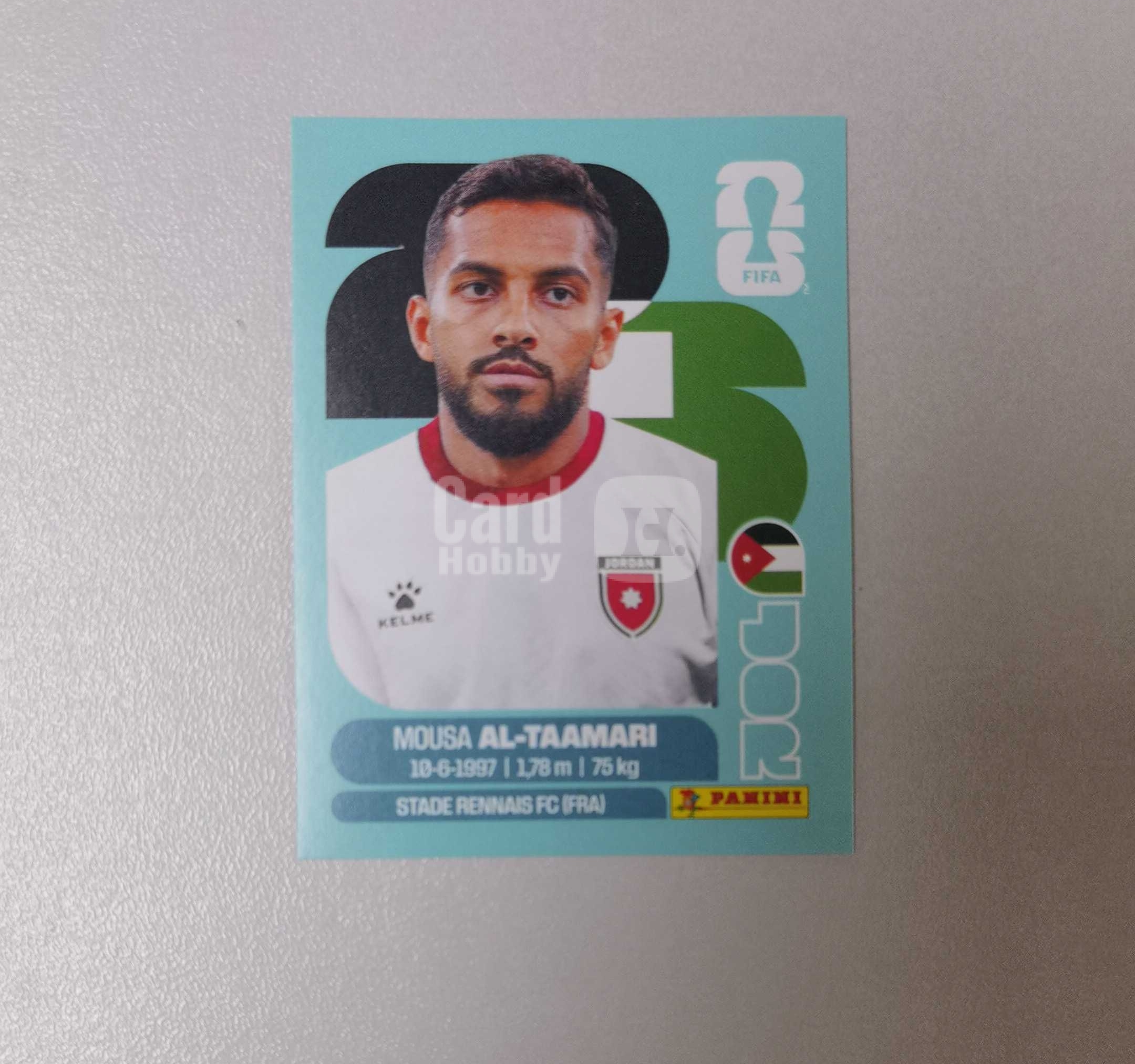 2026 Panini 世界杯贴纸 Mousa Al Taamari 约旦🇯🇴 JOR15 通行卡品 无限累计