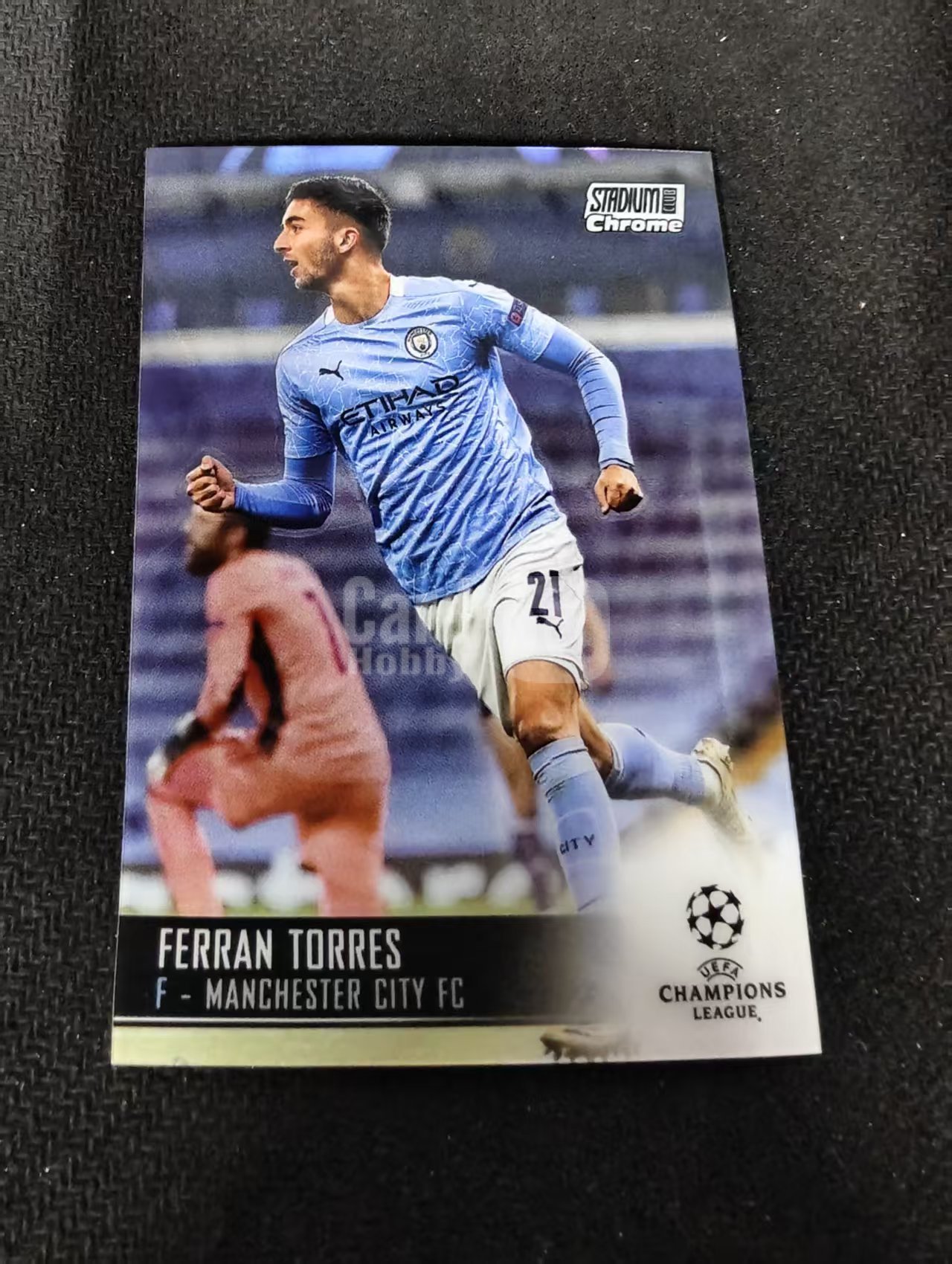 【可合并,不累计】2021 Topps Stadium Club Chrome Ferran Torres 曼城 托雷斯 欧冠 竞技场 不保卡品 介意勿拍 #81