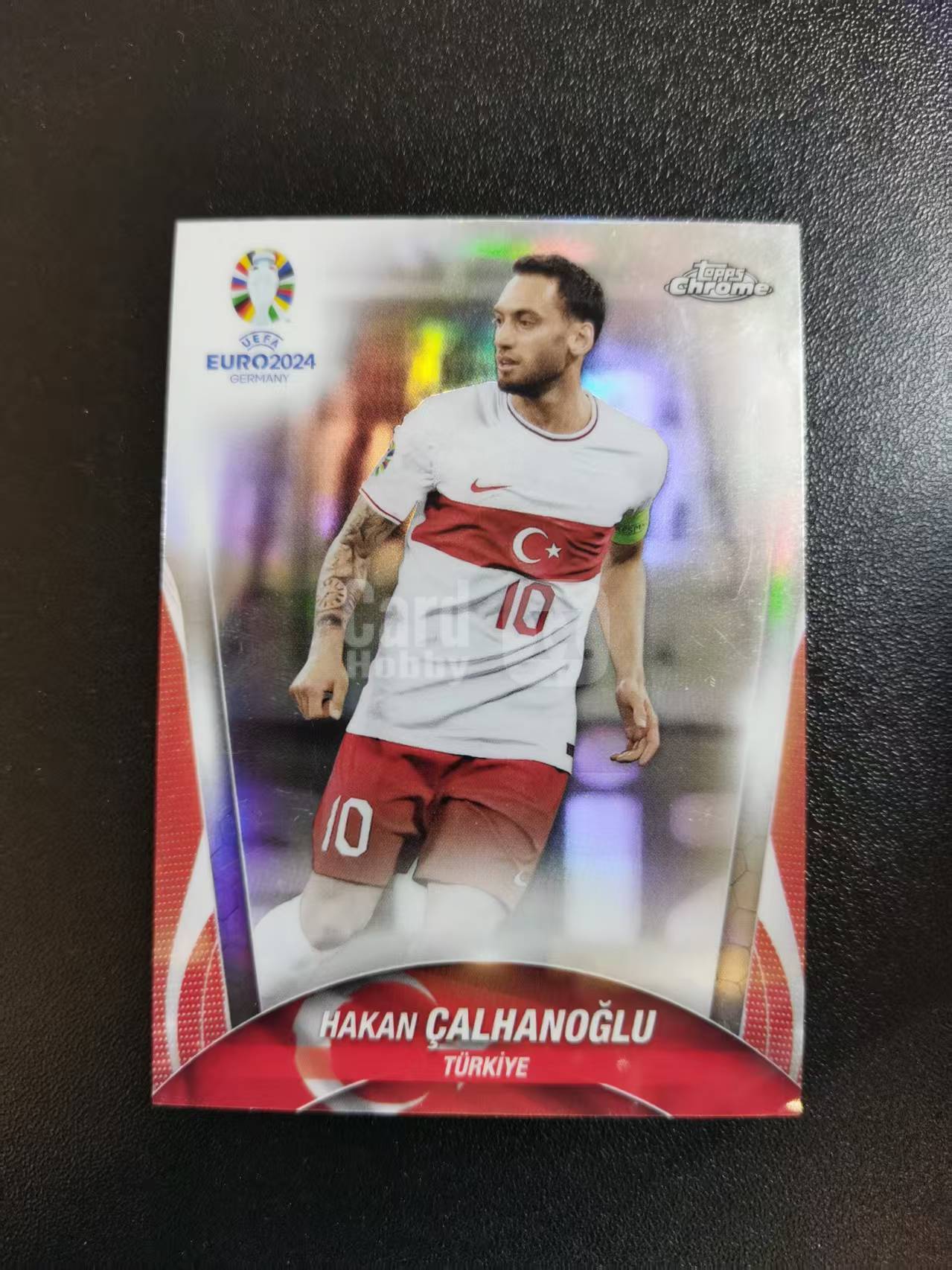 2024 Topps Chrome Hakan Calhanoglu 恰尔汗奥卢 土耳其 欧洲杯TC 银折 收藏凑套 卡品如图 免费代拍AKJ