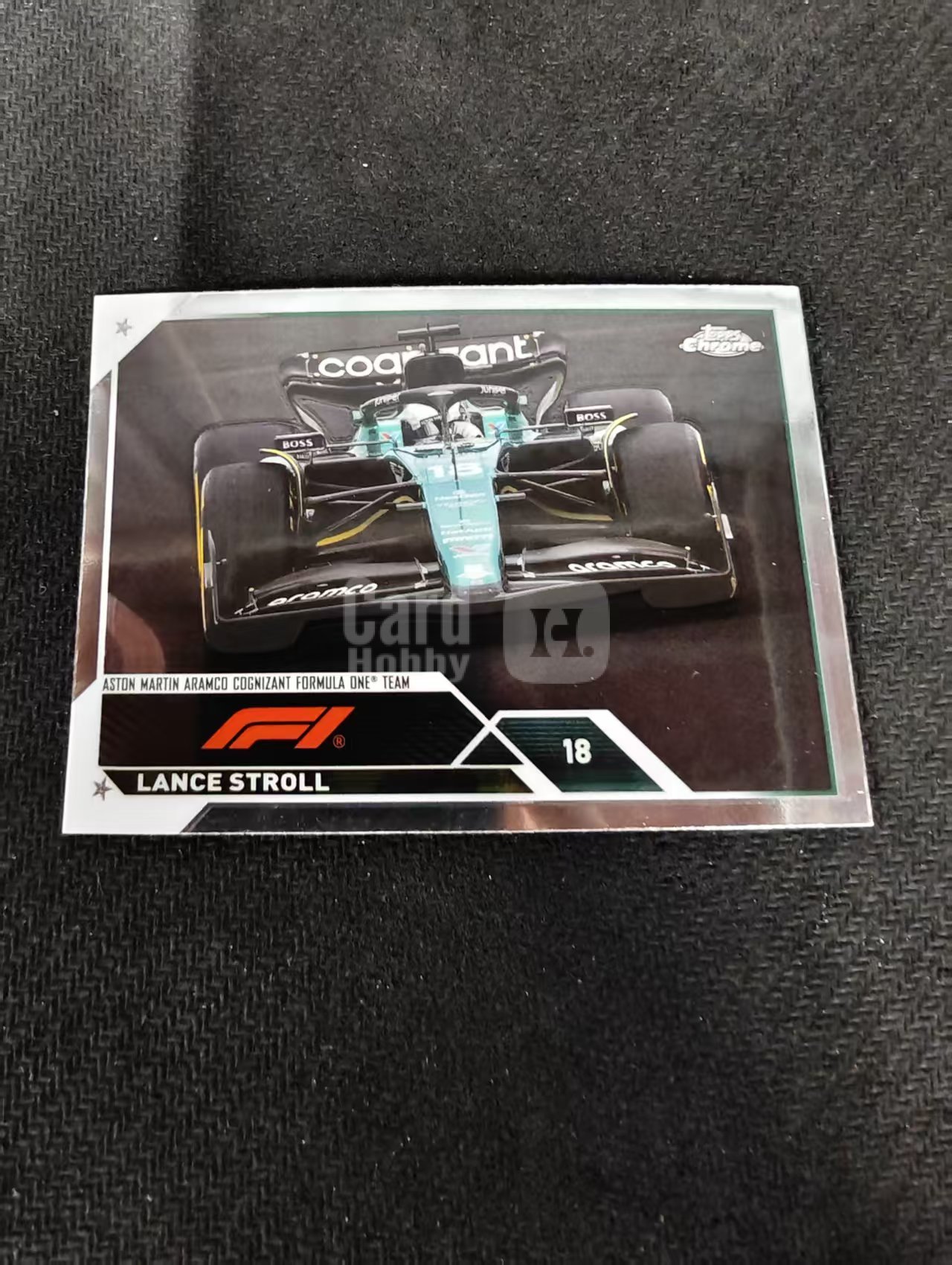 2023 Topps Chrome Lance Stroll 兰斯 斯特罗尔 阿斯顿马丁车队 F1 划痕 边角瑕疵 #107