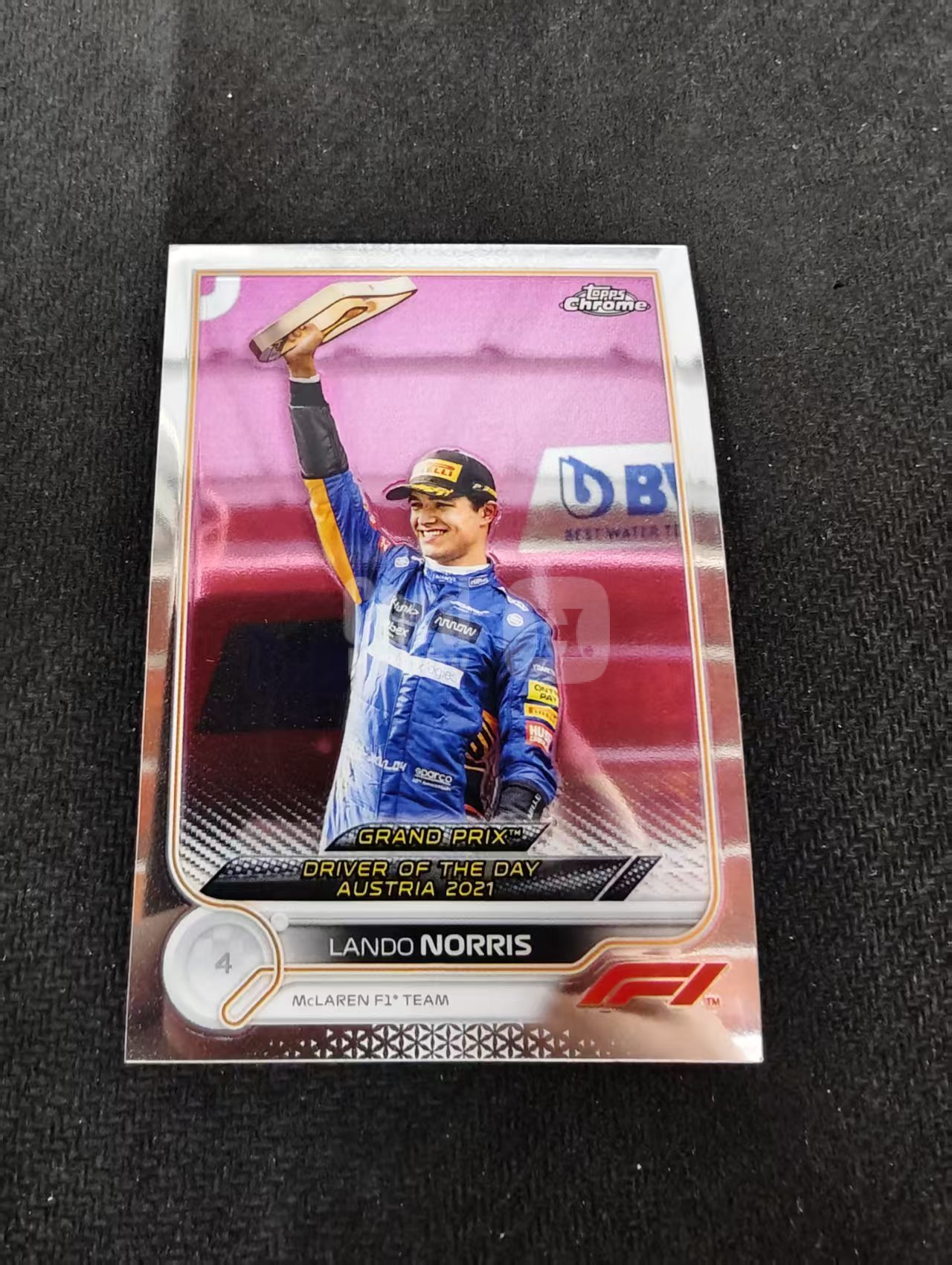 2022 Topps Chrome F1 Lando Norris 兰多 诺里斯 迈凯伦车队 划痕 边角瑕疵 #181