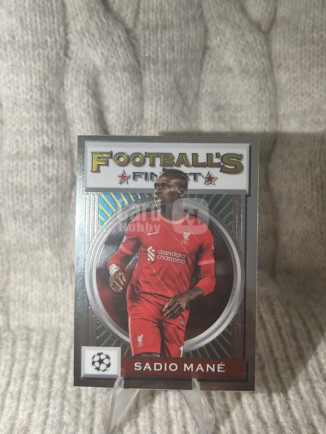 2021-22 Topps UEFA Champions League Sadio Mané 传奇特卡,萨迪奥・马内,利物浦名宿,红军三叉戟之一,经典复古设计,凑套必备