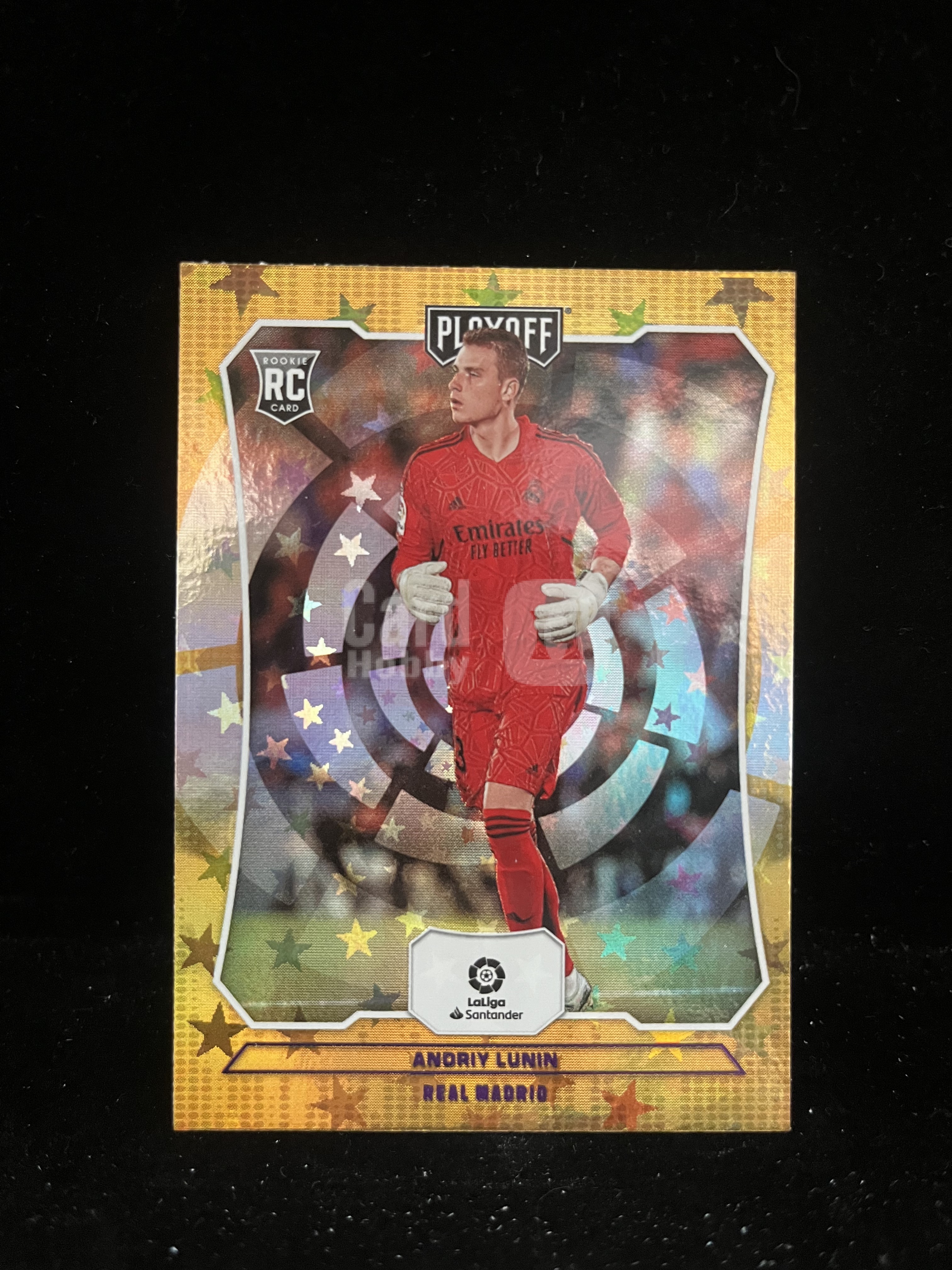 免费代拍 2022 Panini Chronicles Playoff 西甲 卢宁 Andriy Lunin RC 紫折 卡品如图#D439