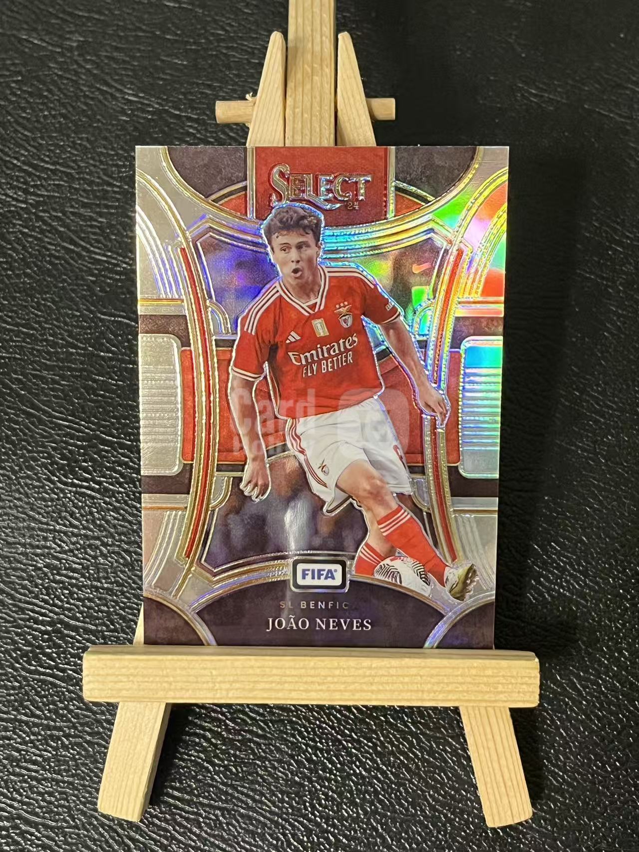 2023-24 Panini Select joao neves 若昂 内维斯 本菲卡 银折 实卡精美 卡品如图 LA-2