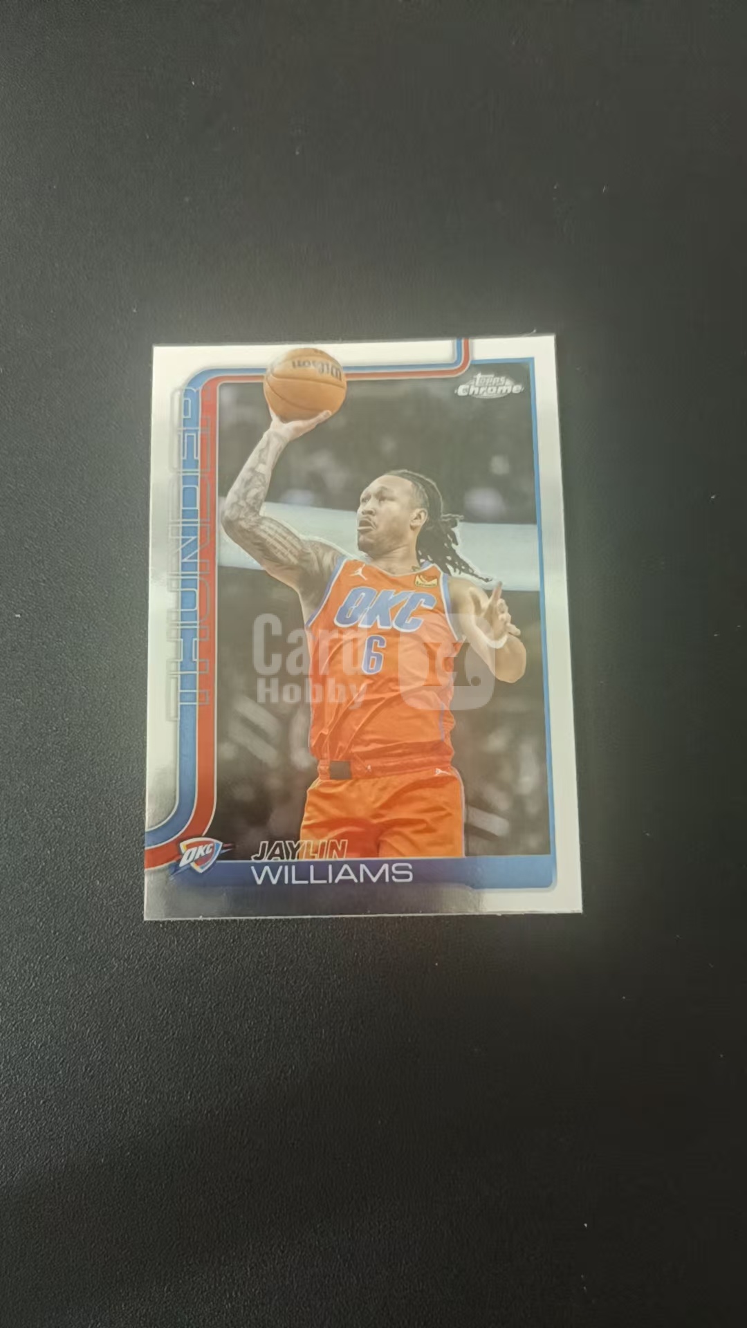 2025 Topps Chrome Jaylin Williams #105 雷霆 杰林 威廉姆斯 TC 元年