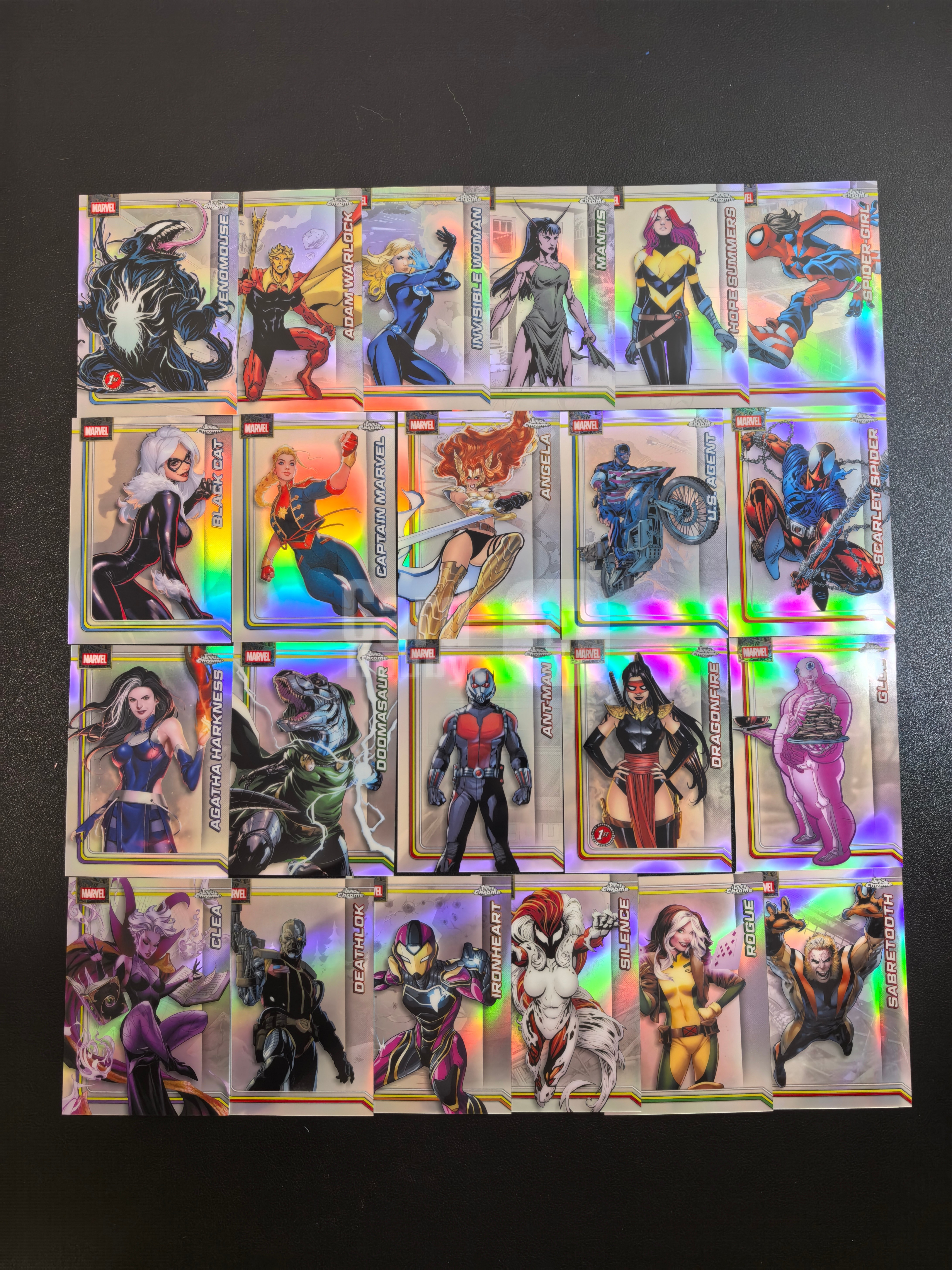 2026 Topps Chrome Marvel 漫威 一图打包 银折 折射 不包卡品 详情见图 menhi哥5