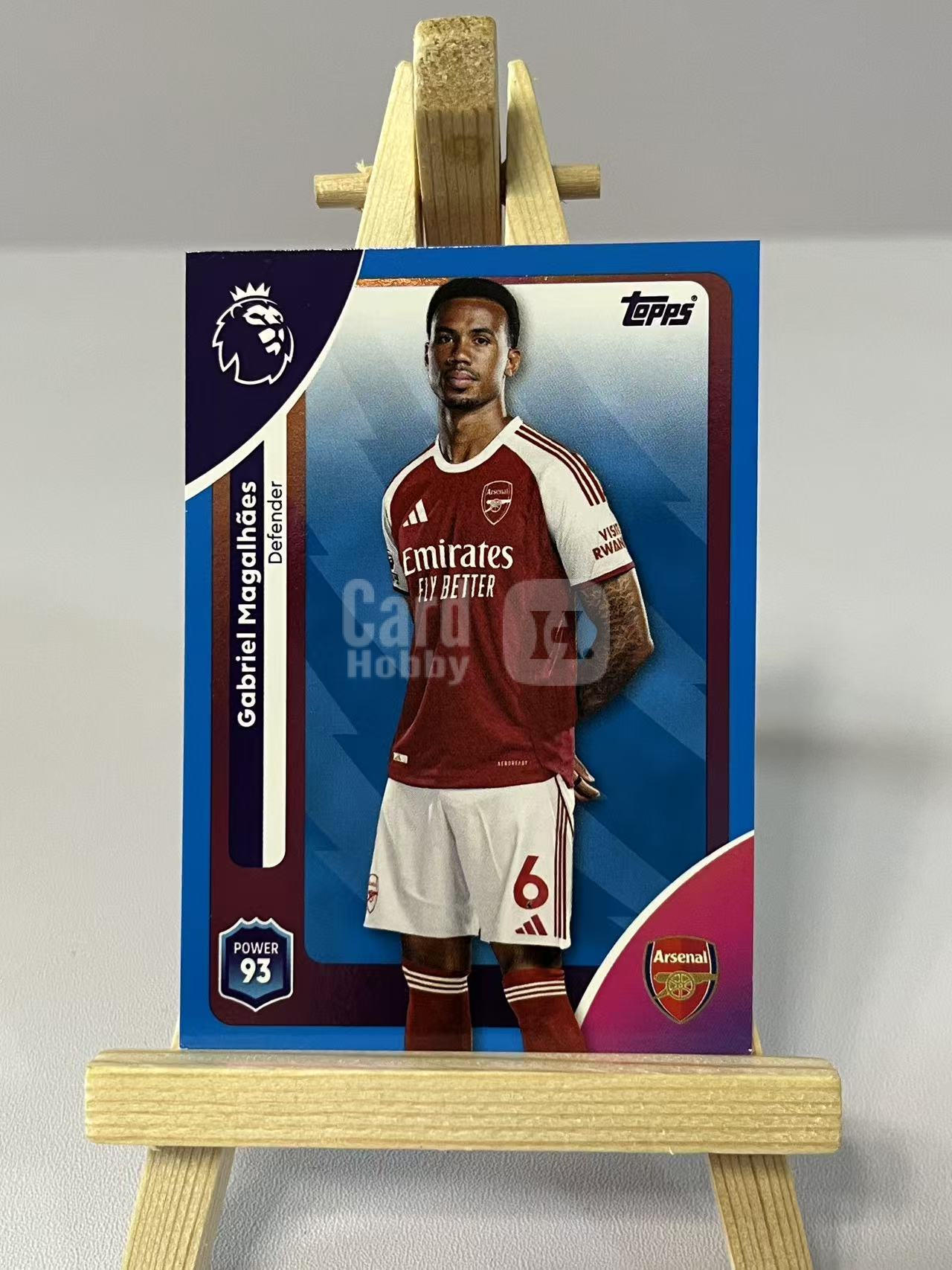 2025 Topps Premier Gabriel 加布里埃尔 阿森纳 蓝平行 英超 实卡精美 卡品如图 LZ5