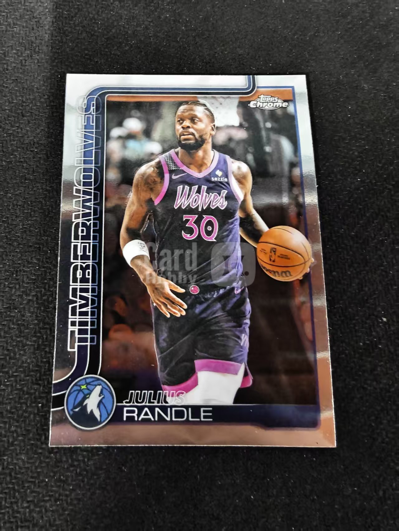 2026 Topps Chrome Update Julius Randle 朱利叶斯 兰德尔 森林狼 TCU 划痕 边角瑕疵 #52
