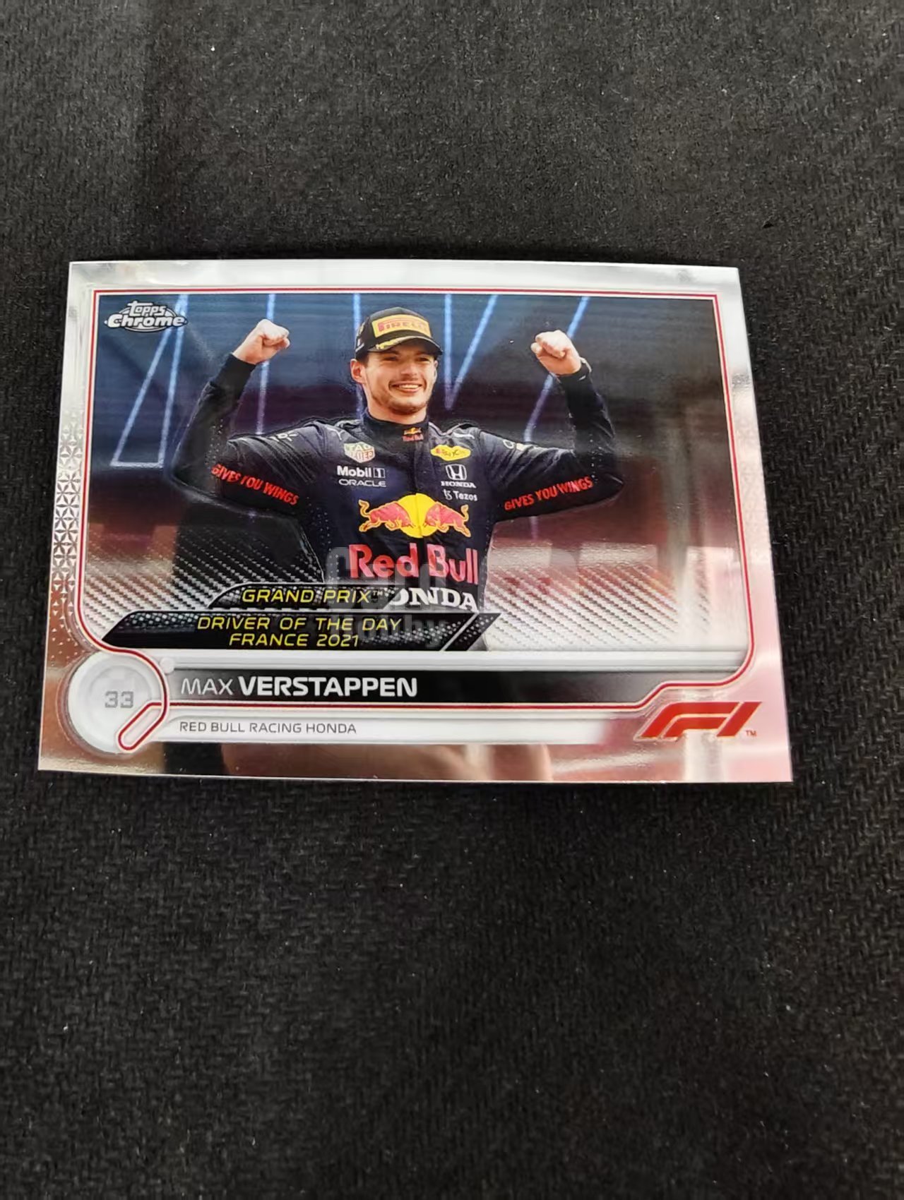 2022 Topps Chrome F1 Max Verstappen 维斯塔潘 红牛 划痕 边角瑕疵 #179