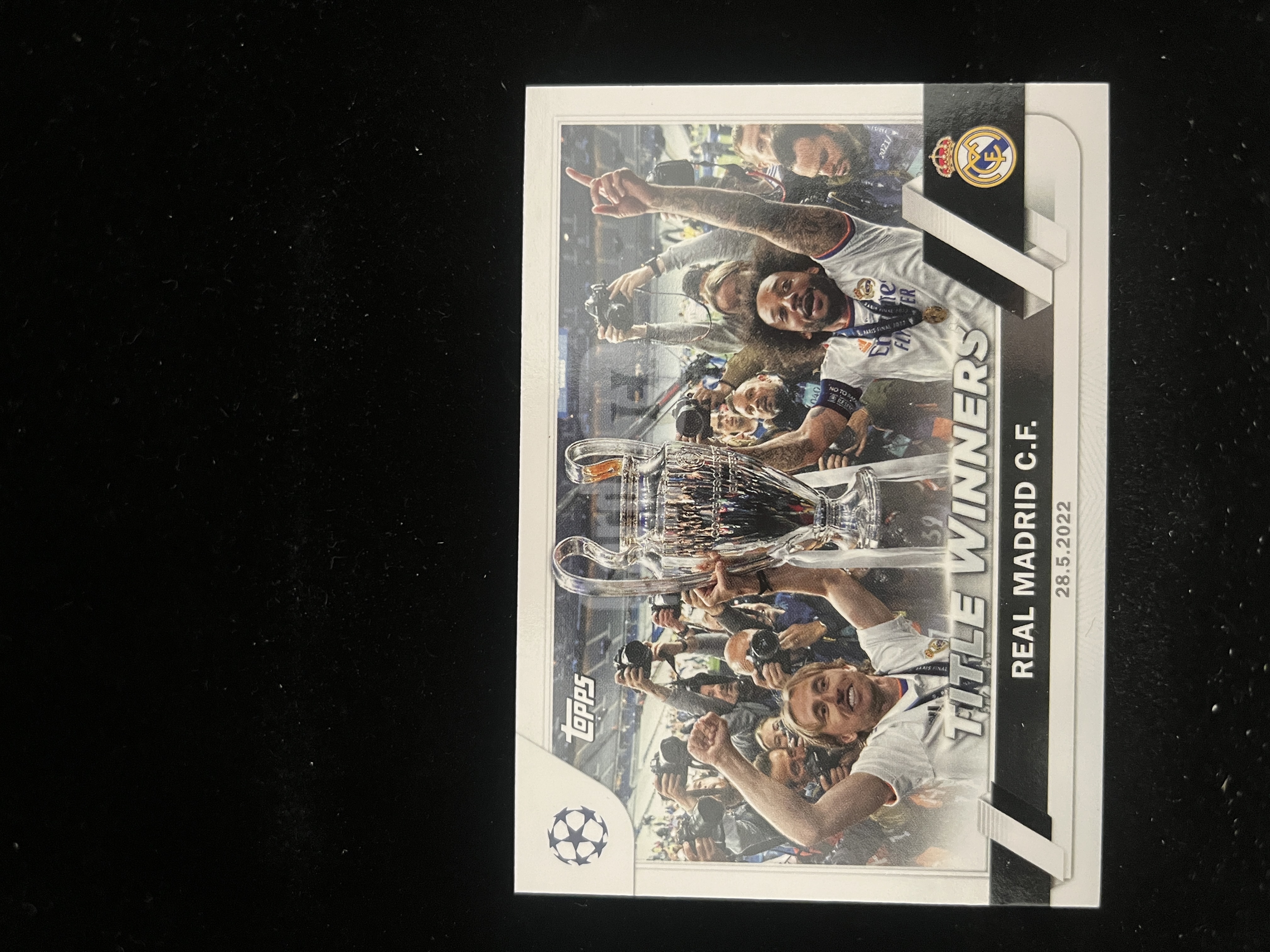 免费代拍 2022 Topps UEFA Club Competitions 欧冠 皇家马德里 Real Madrid C.F. 卡品如图#A589